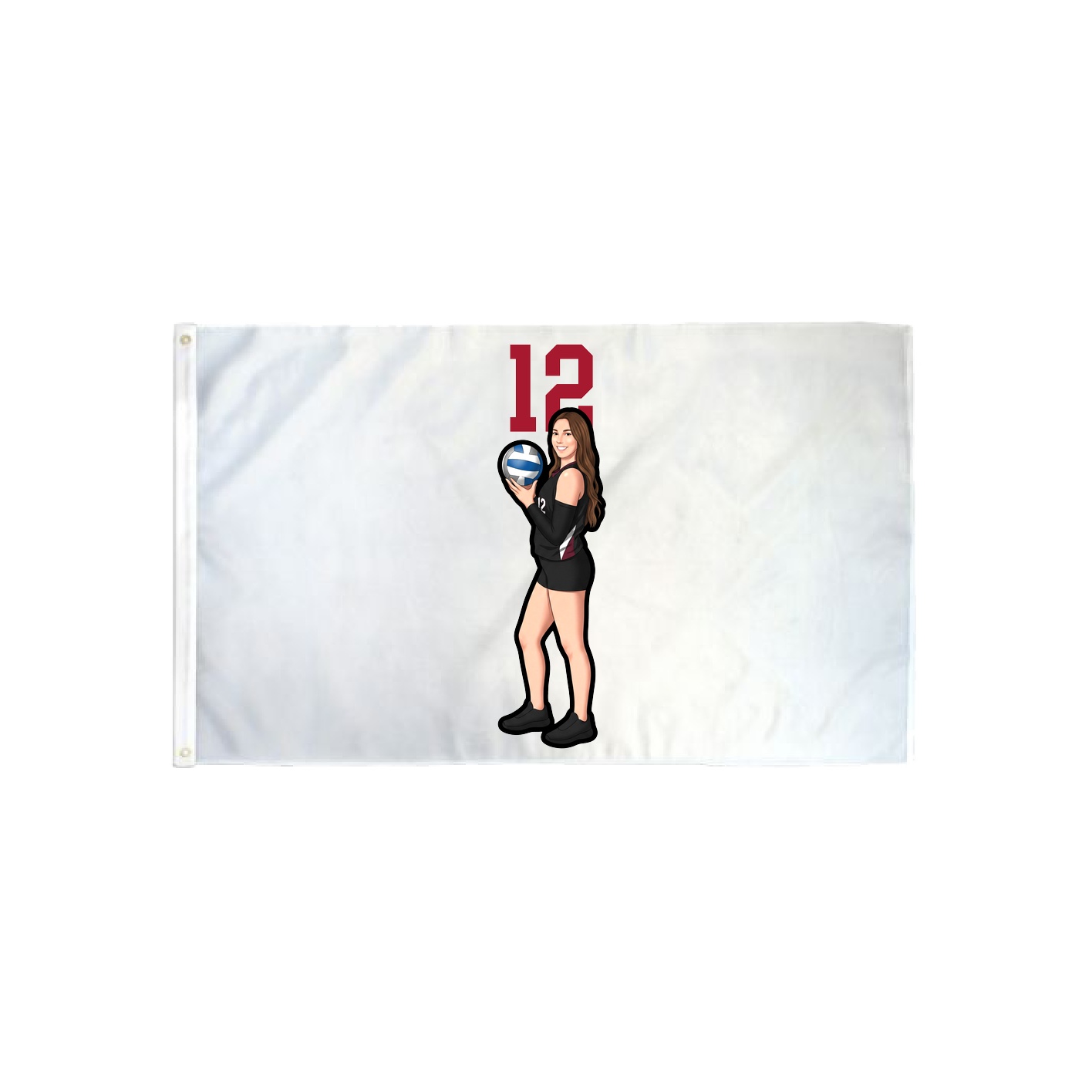 3x5 Flag — Number Top in Classic