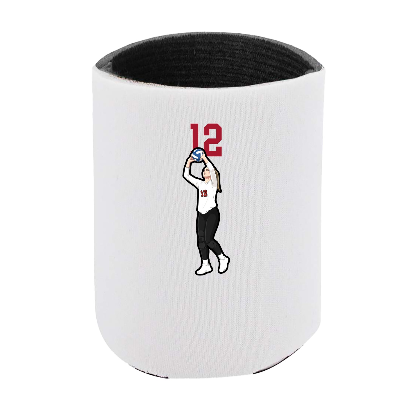 Can Holder — Number Top in White