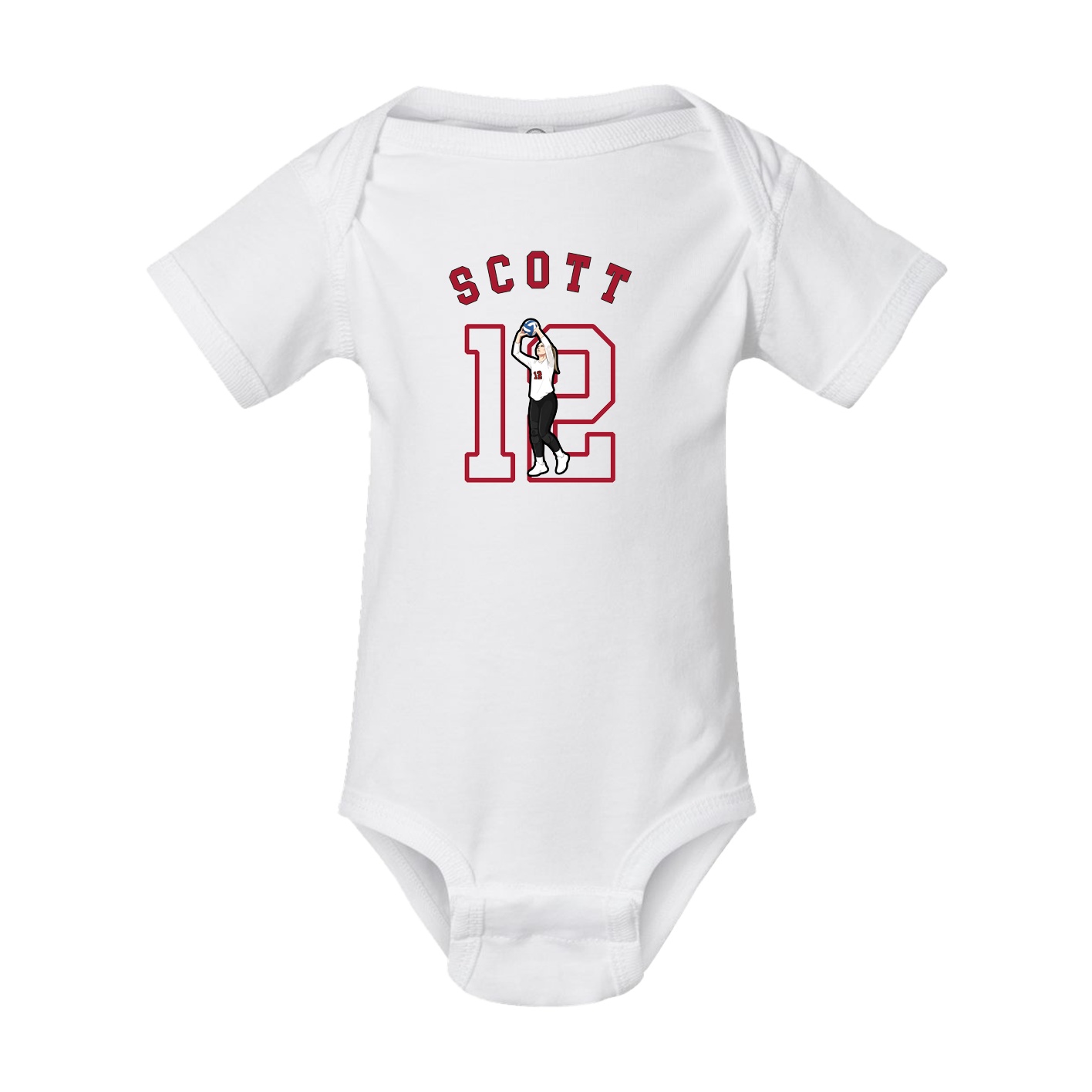 Baby Onesie — Shirsey Arch in White