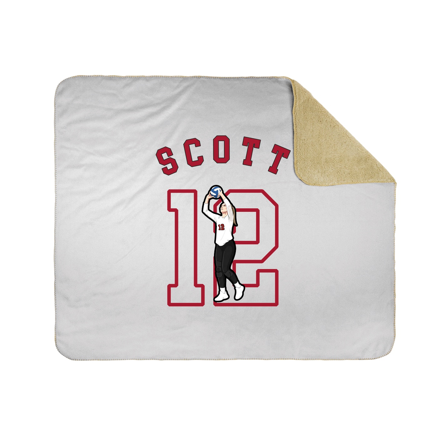 Throw Blanket — Shirsey Arch in White