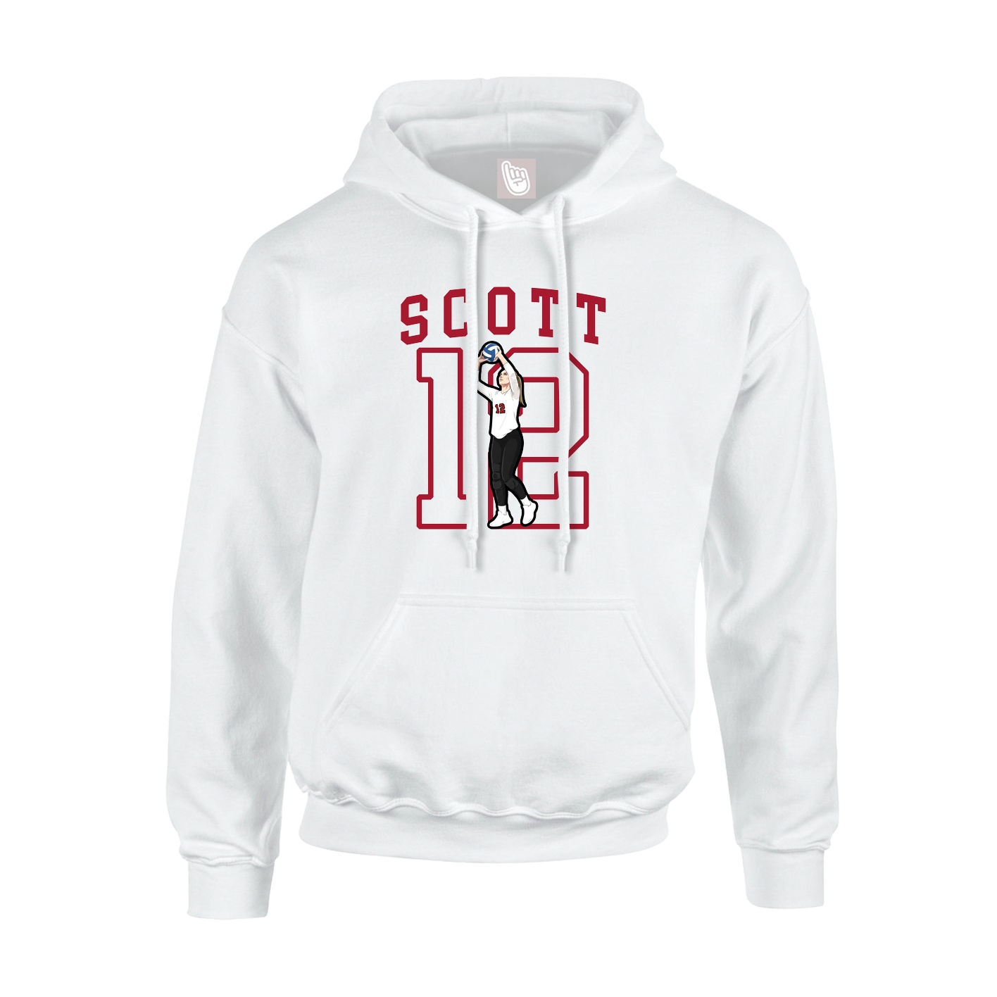 Youth Hoodie — Shirsey in White