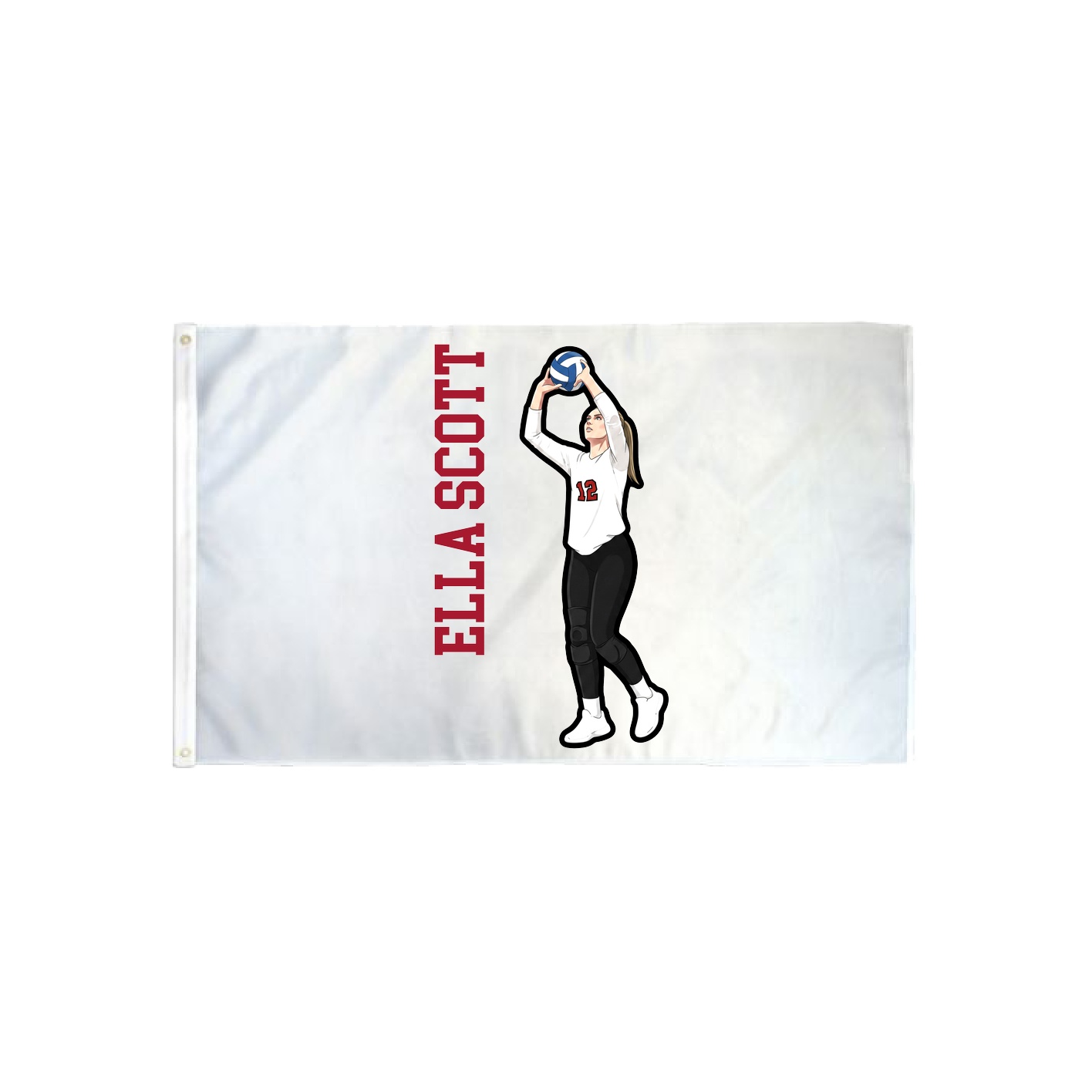 3x5 Flag — Name Vertical in Classic
