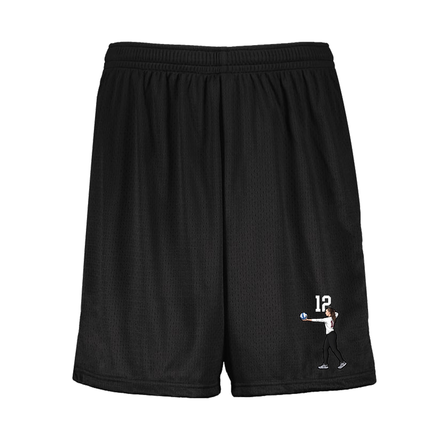 Shorts — Number Top in Black