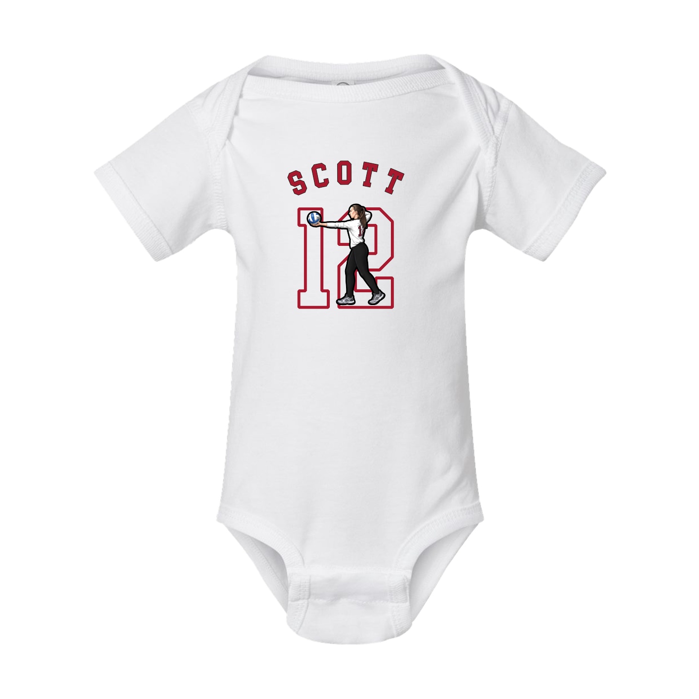 Baby Onesie — Shirsey Arch in White