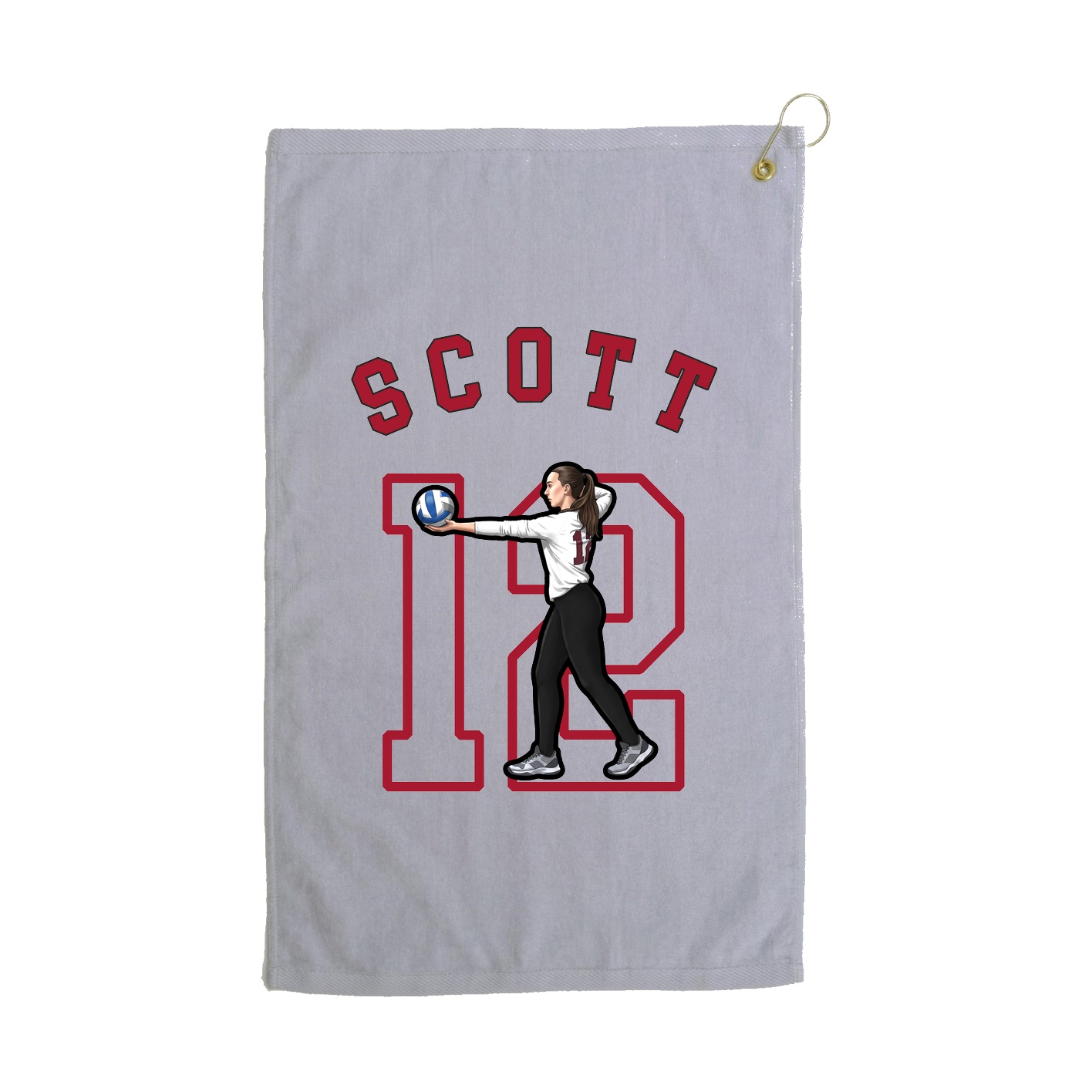 Golf Towel — Shirsey Arch in Grey