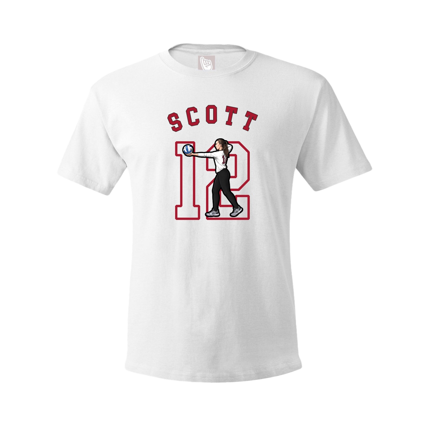Tee — Shirsey Arch in White