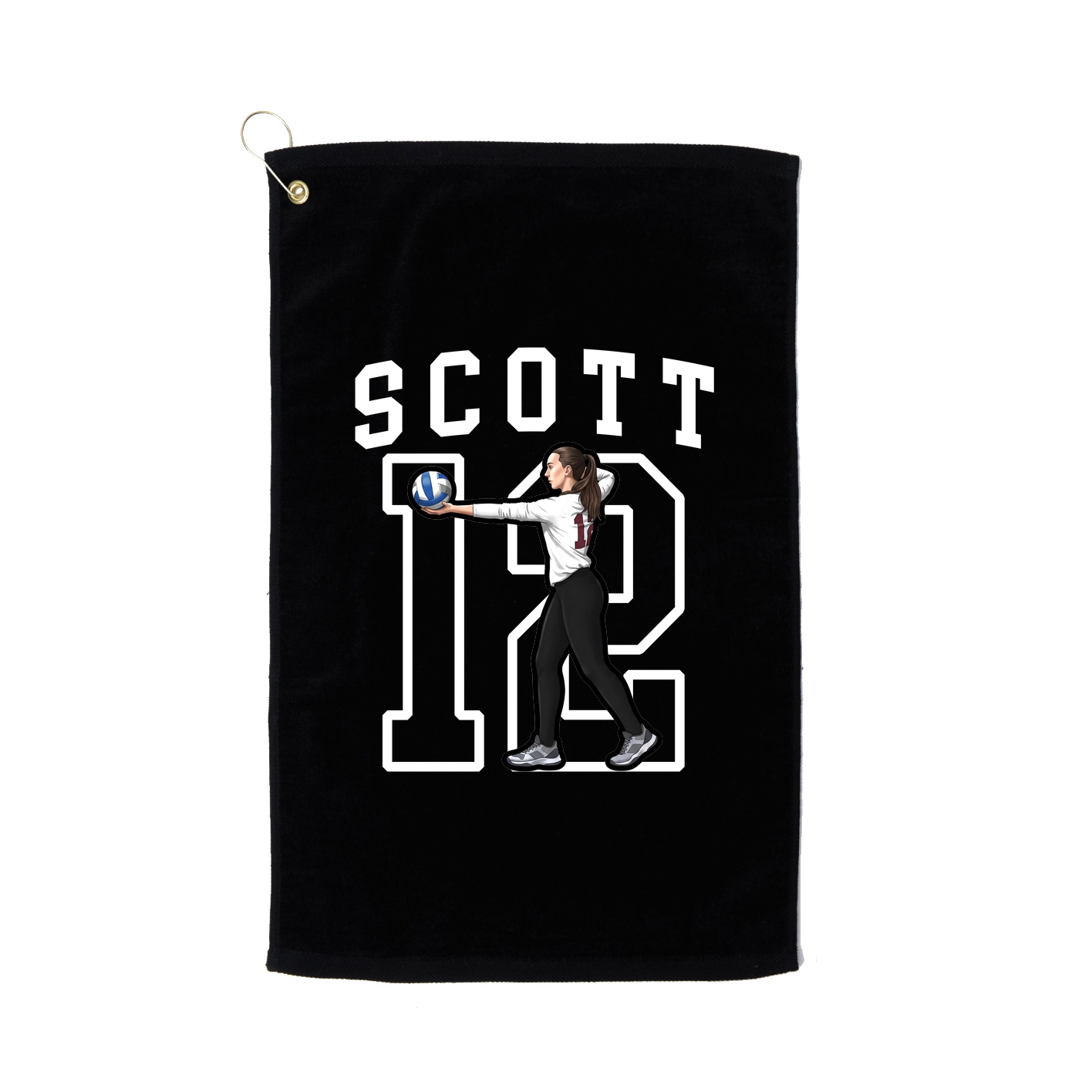 Golf Towel — Shirsey in Black