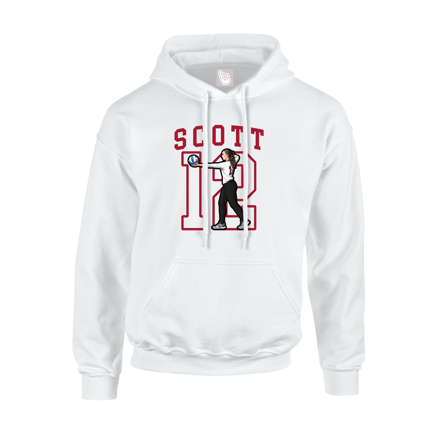 Youth Hoodie — Shirsey in White