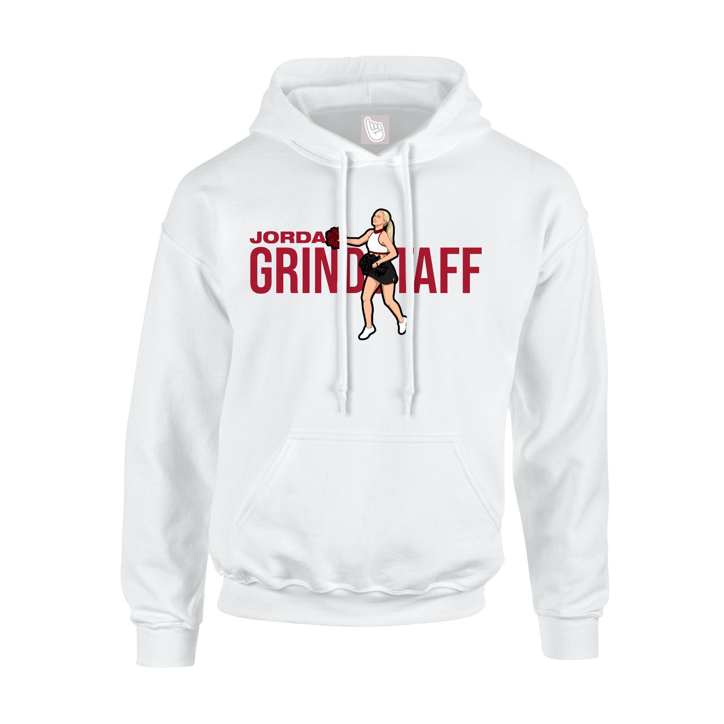 Hoodie — Player Name in White
