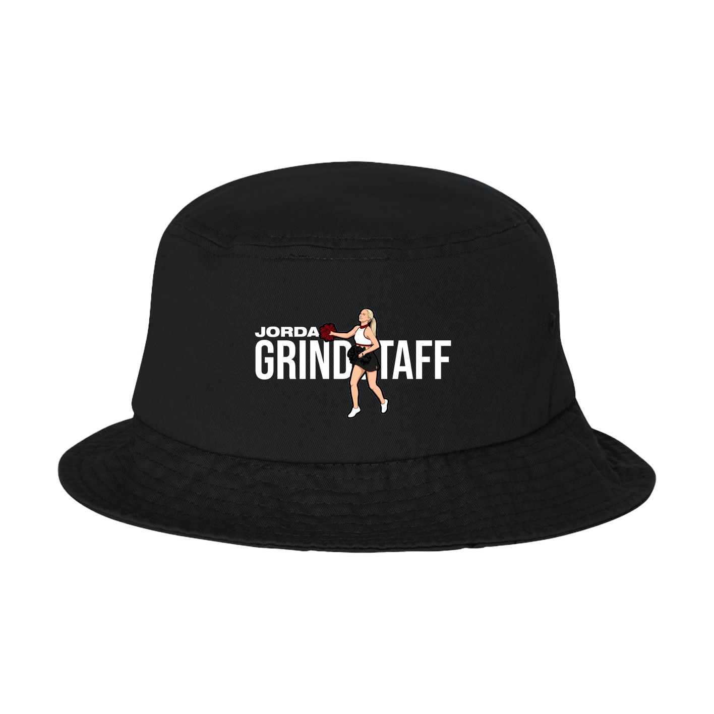 Bucket Cap — Player Name in Black