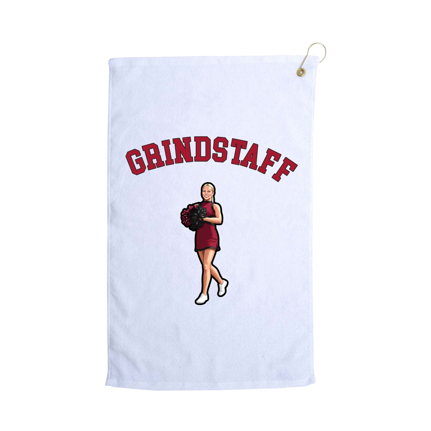 Golf Towel — Shirsey Arch in White