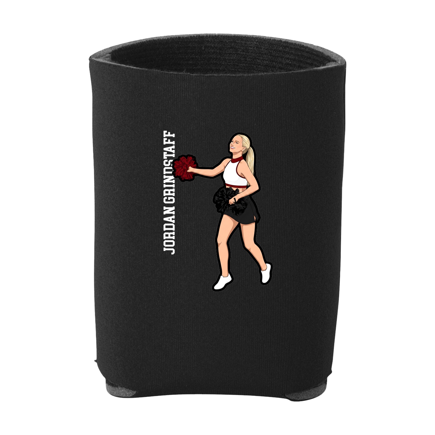 Can Holder — Name Vertical in Black