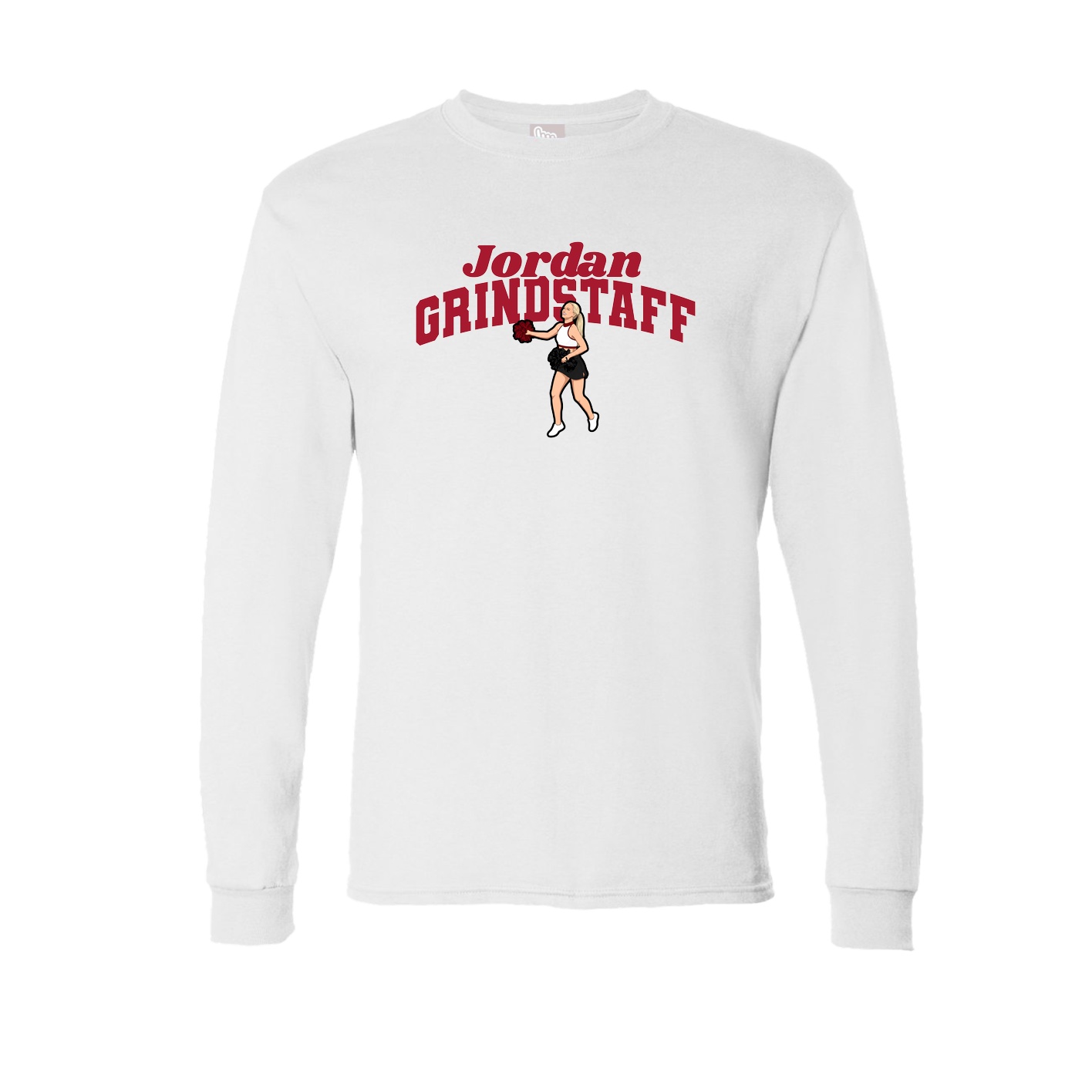 Long Sleeve Tee — Signature Arch in White
