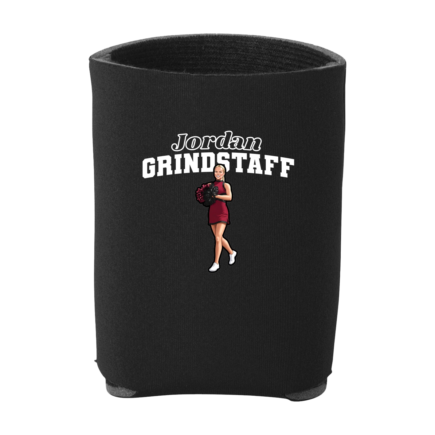 Can Holder — Name Arch in Black