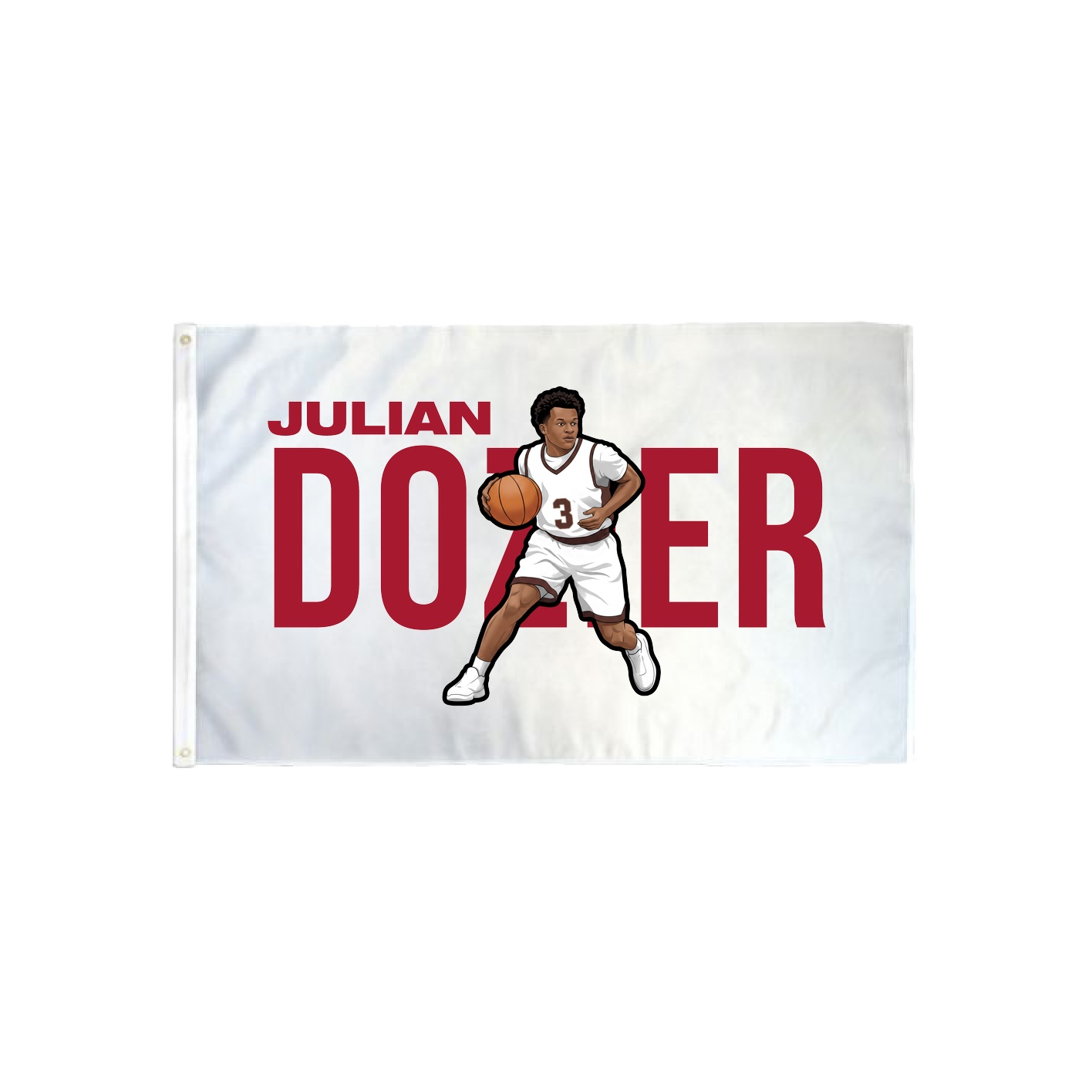 3x5 Flag — Player Name in Classic