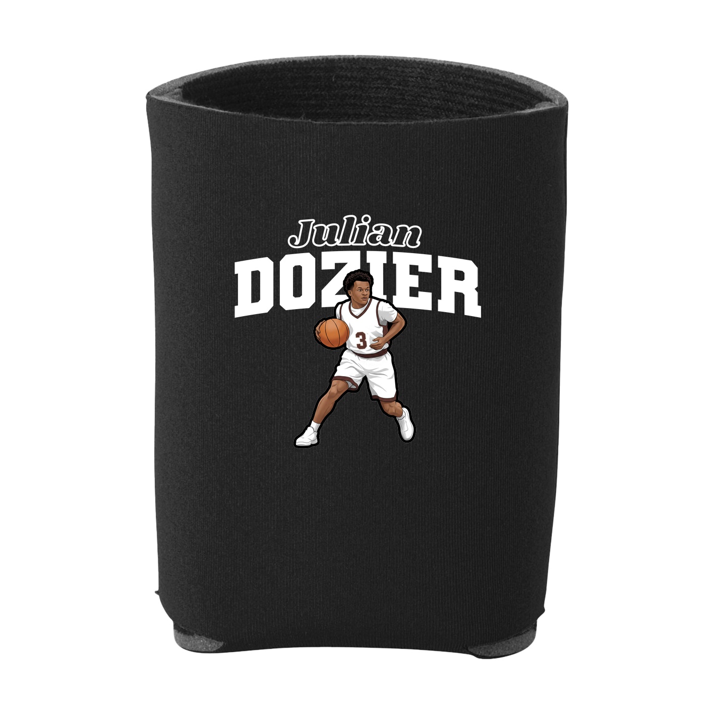 Can Holder — Name Arch in Black