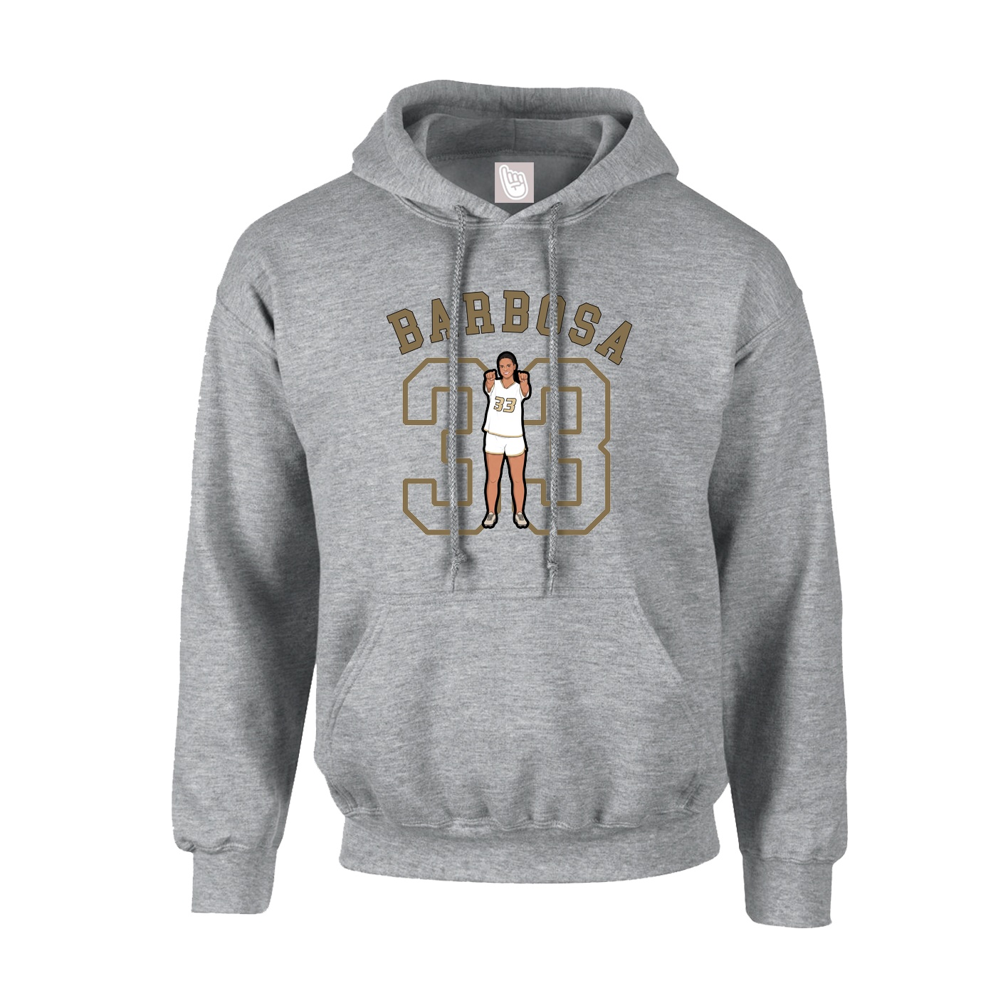Youth Hoodie — Shirsey Arch in Grey