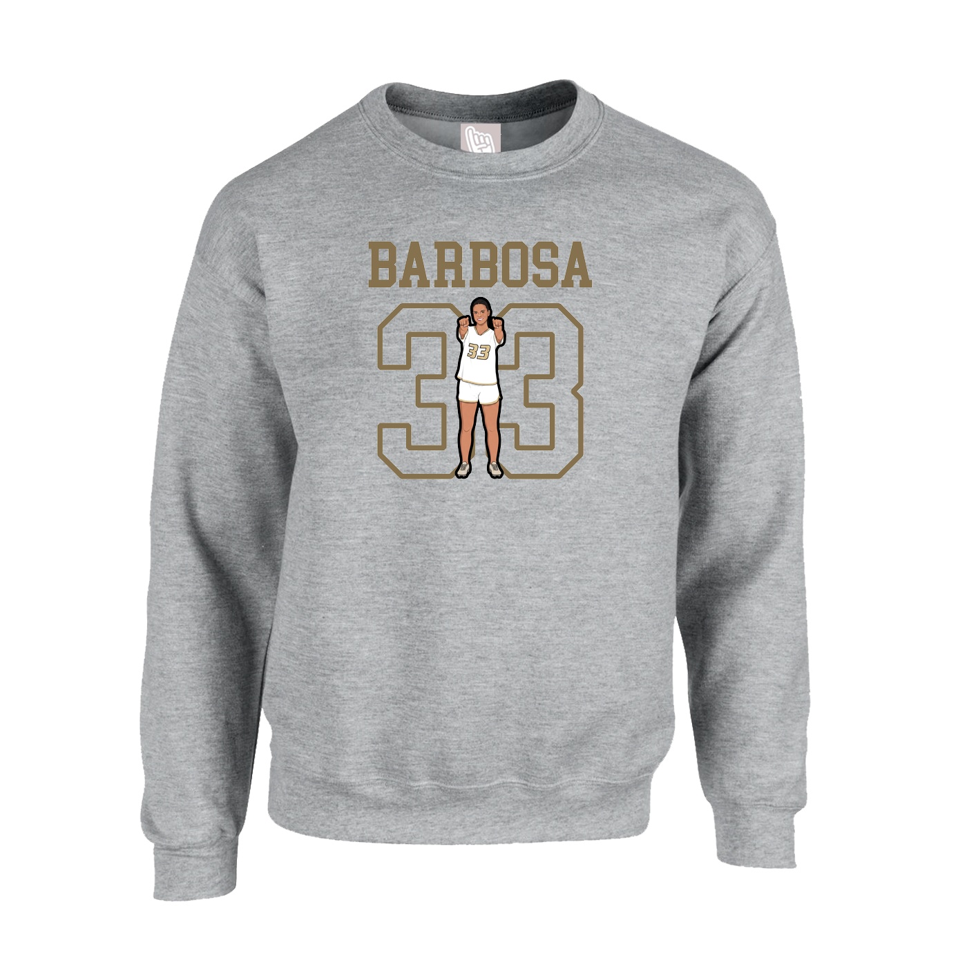 Fleece Crew — Shirsey in Grey