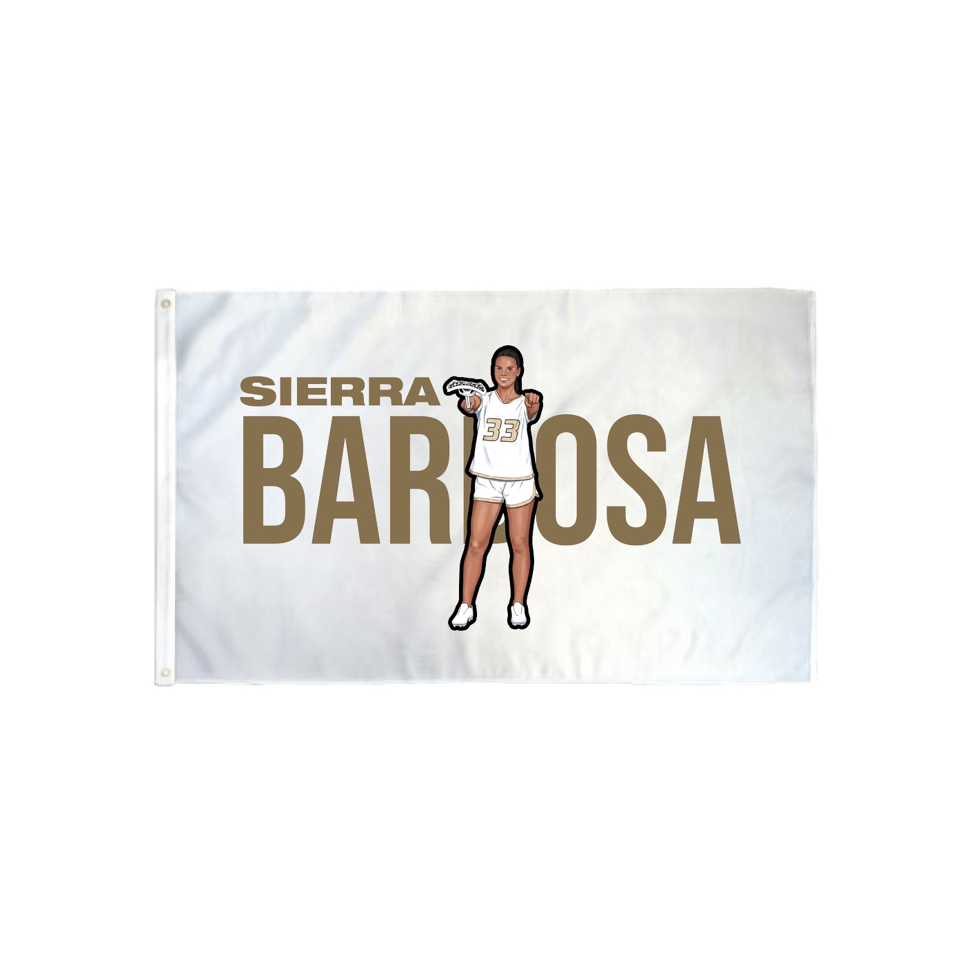 3x5 Flag — Player Name in Classic