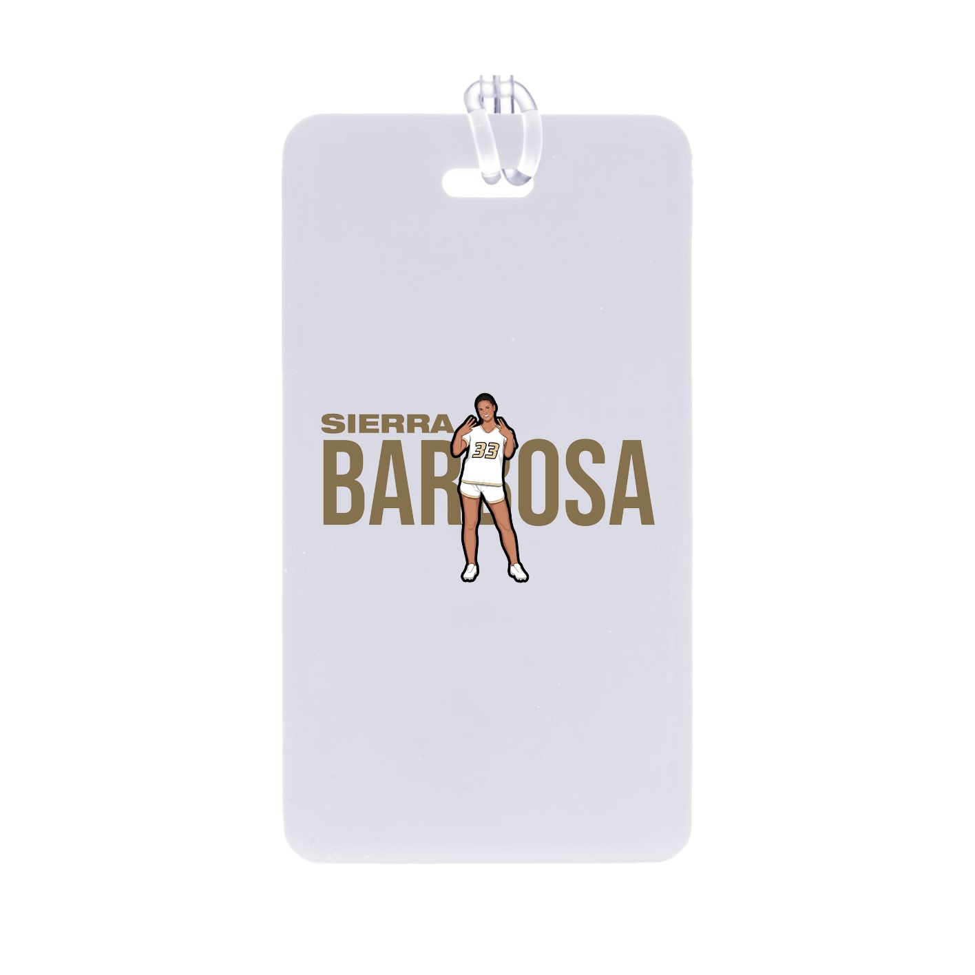Bag Tag — Player Name in Classic