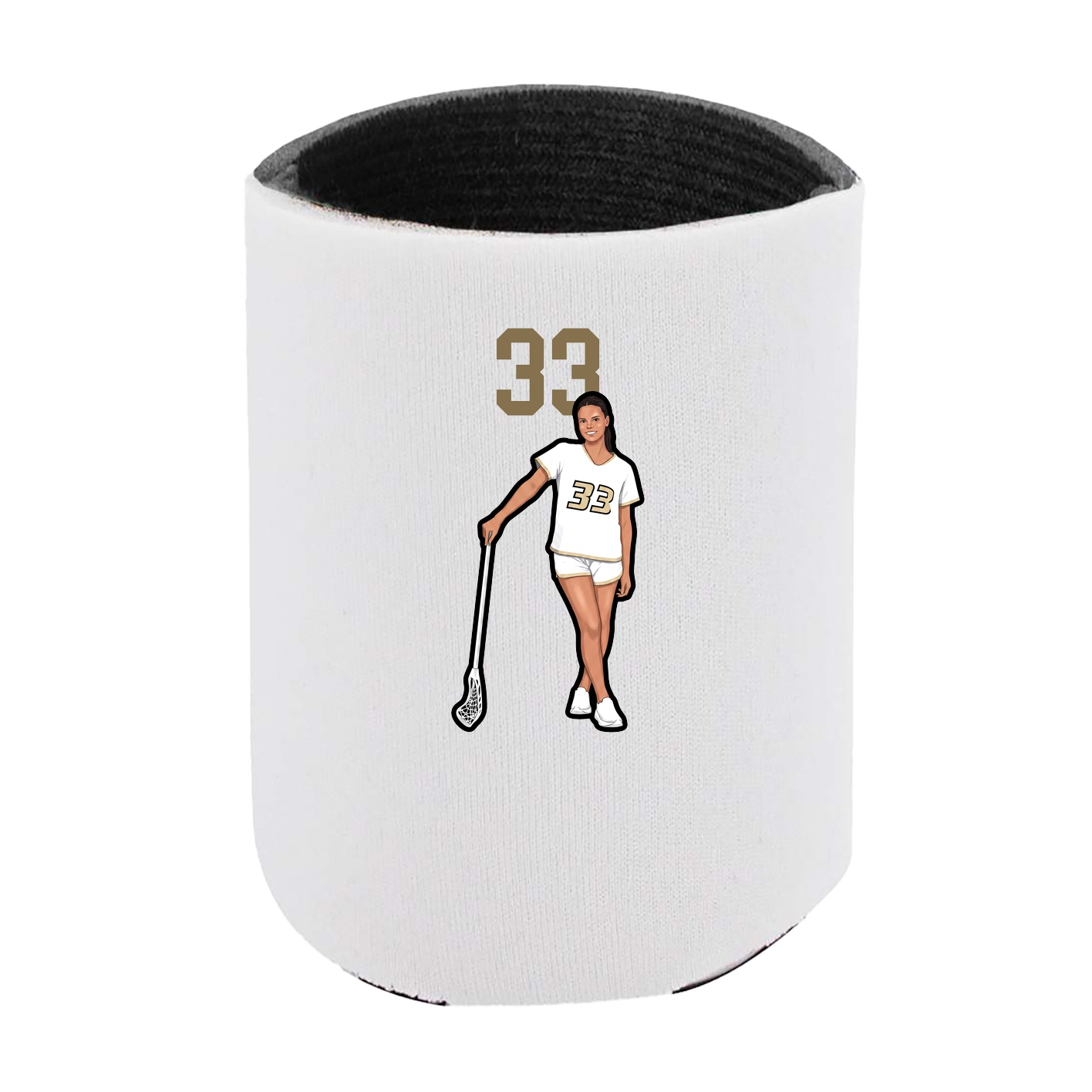 Can Holder — Number Top in White