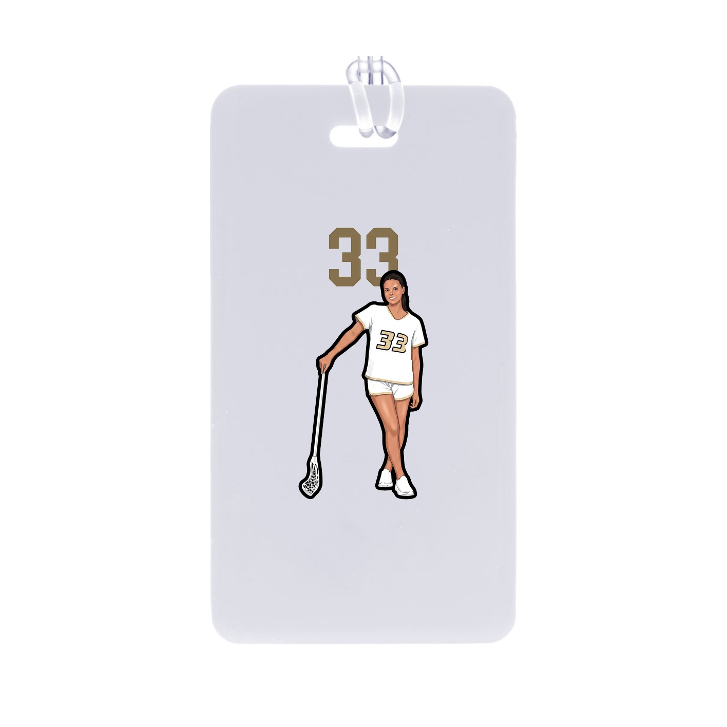 Bag Tag — Number Top in Classic