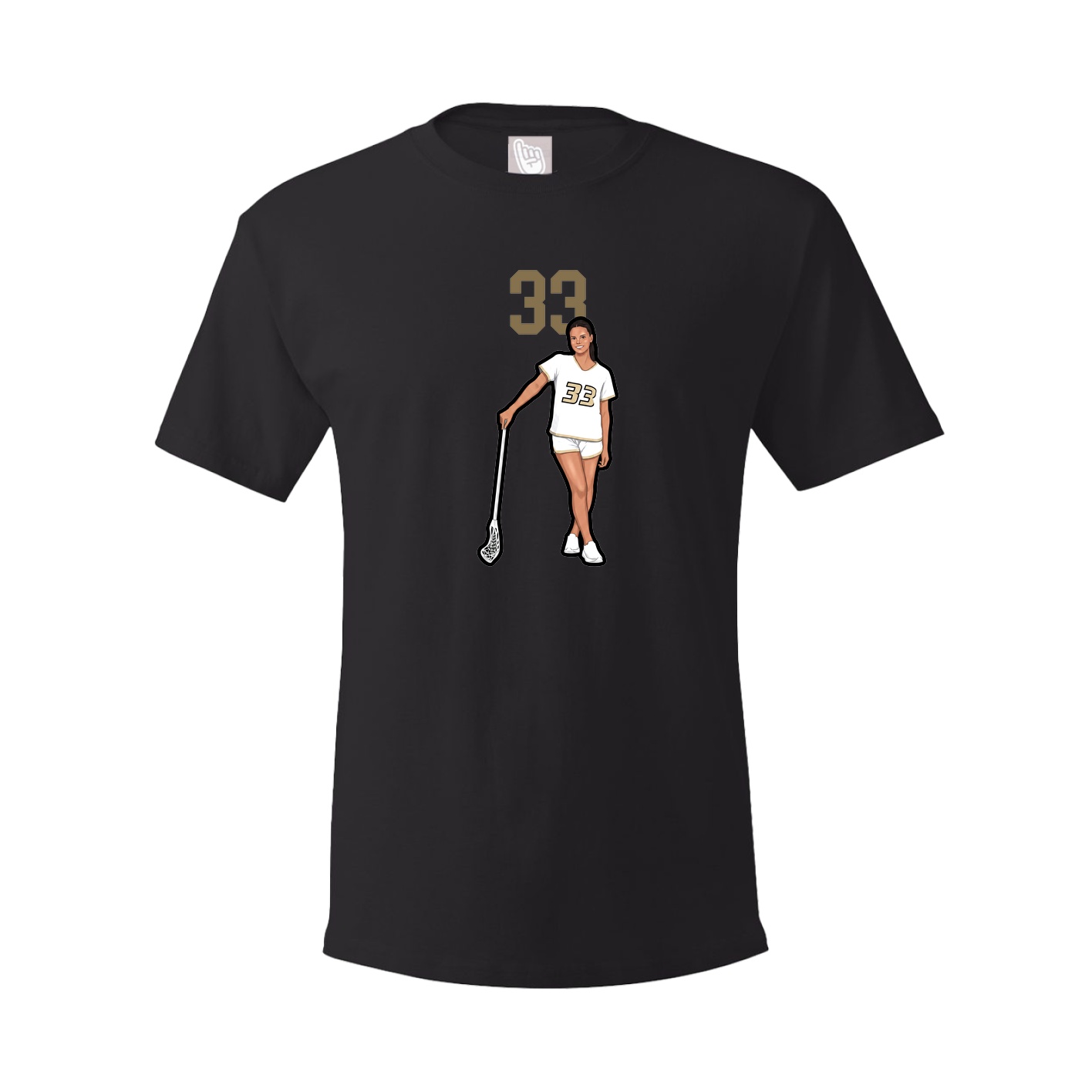 Tee — Number Top in Black