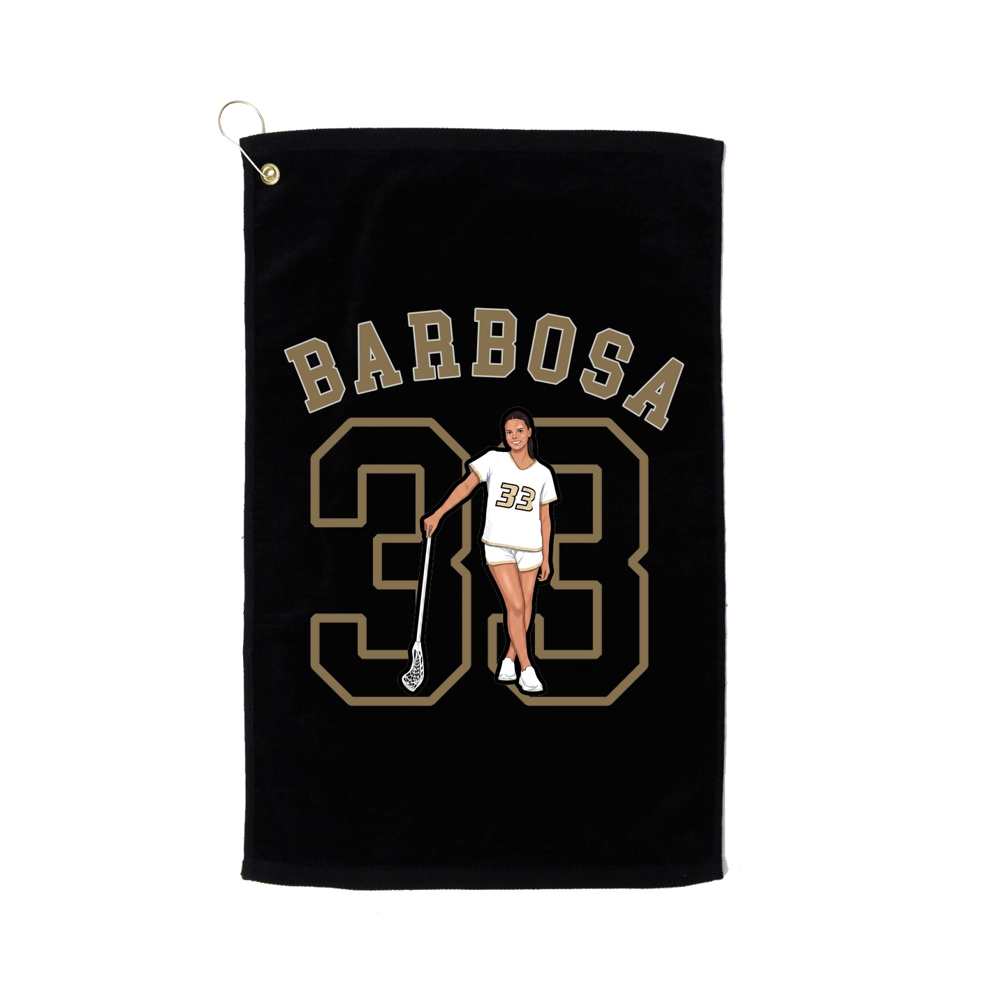 Golf Towel — Shirsey Arch in Black