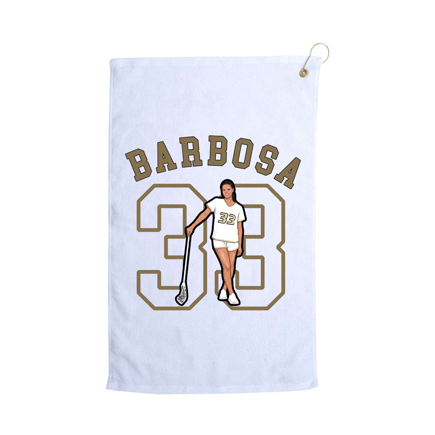 Golf Towel — Shirsey Arch in White