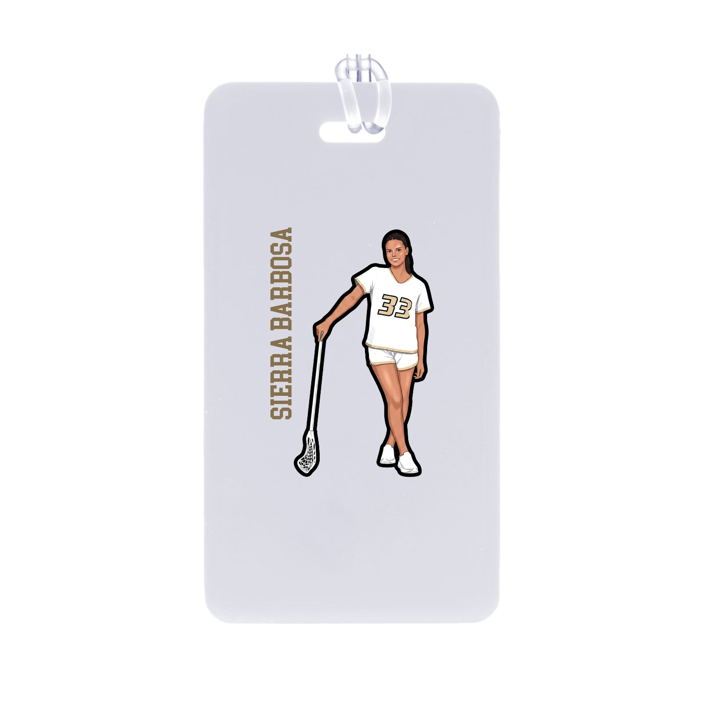Bag Tag — Name Vertical in Classic