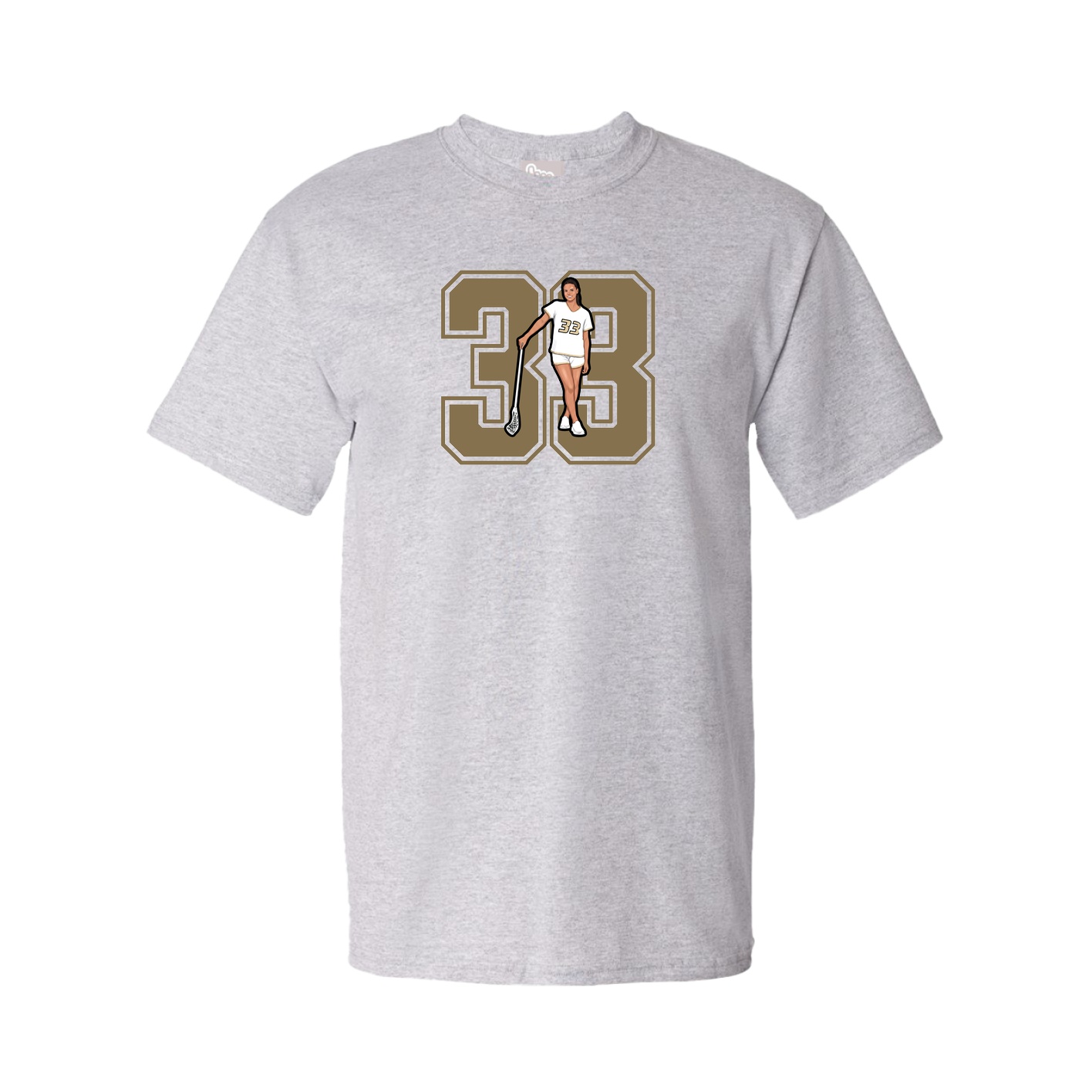 Youth Tee — Number in Grey