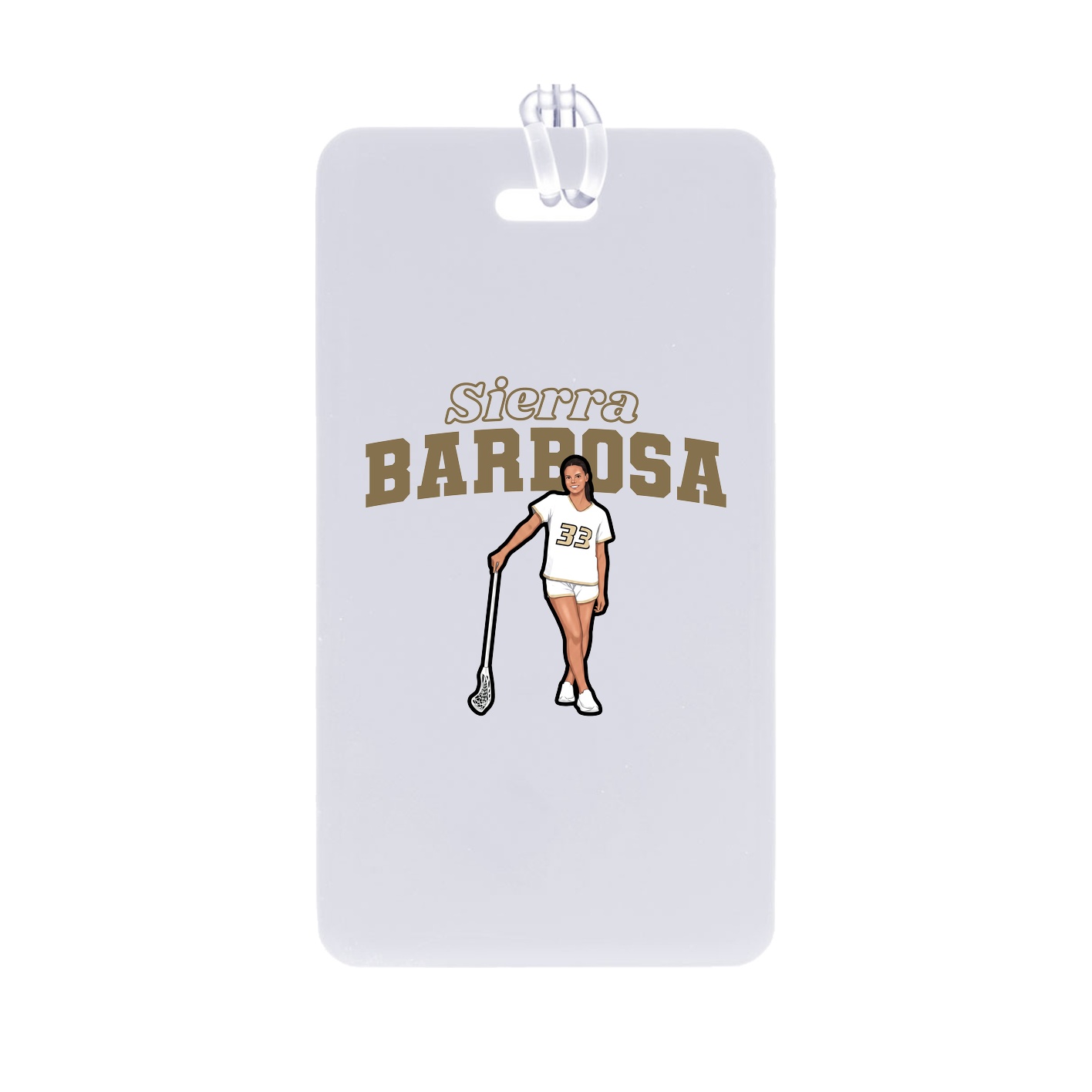 Bag Tag — Name Arch in Classic