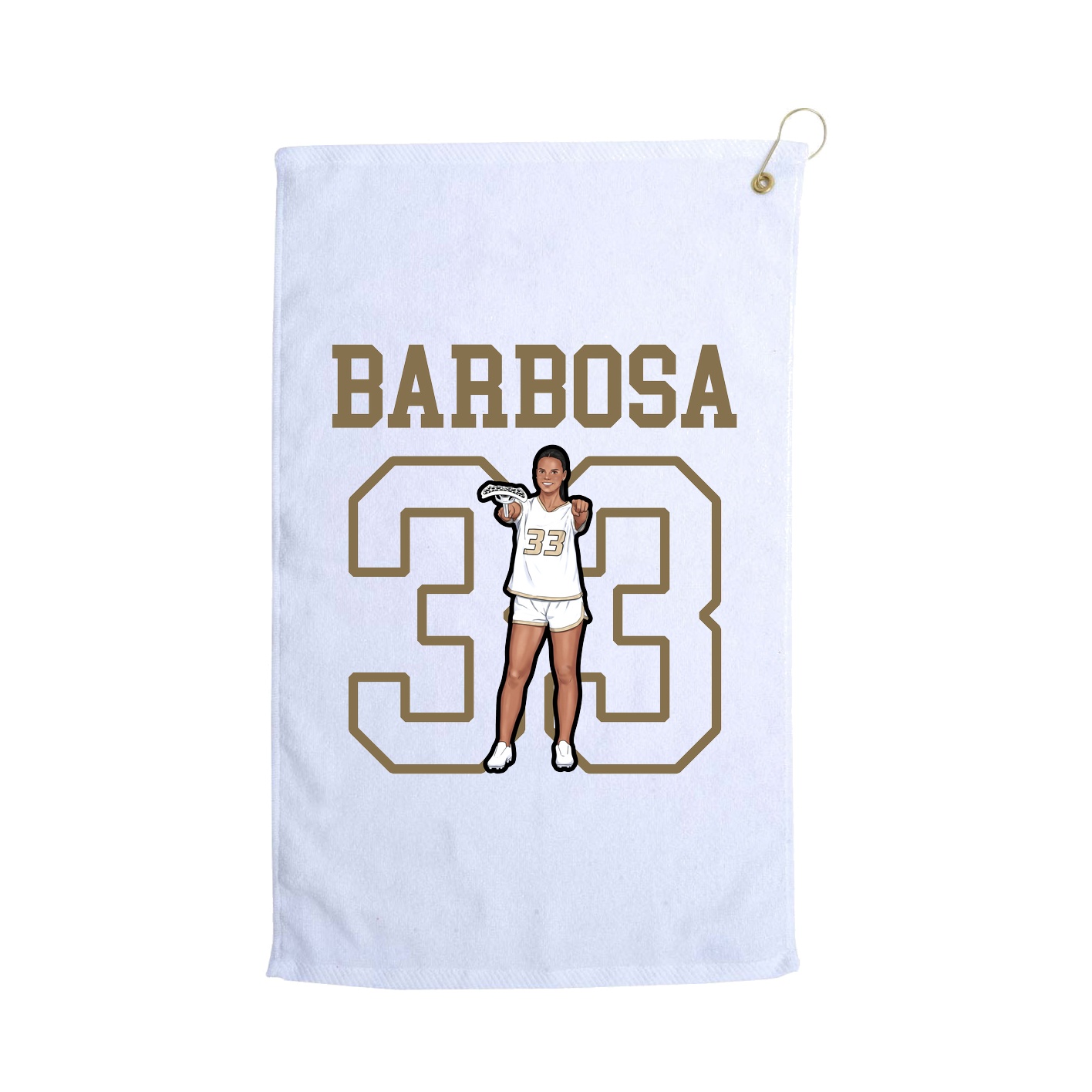 Golf Towel — Shirsey in White