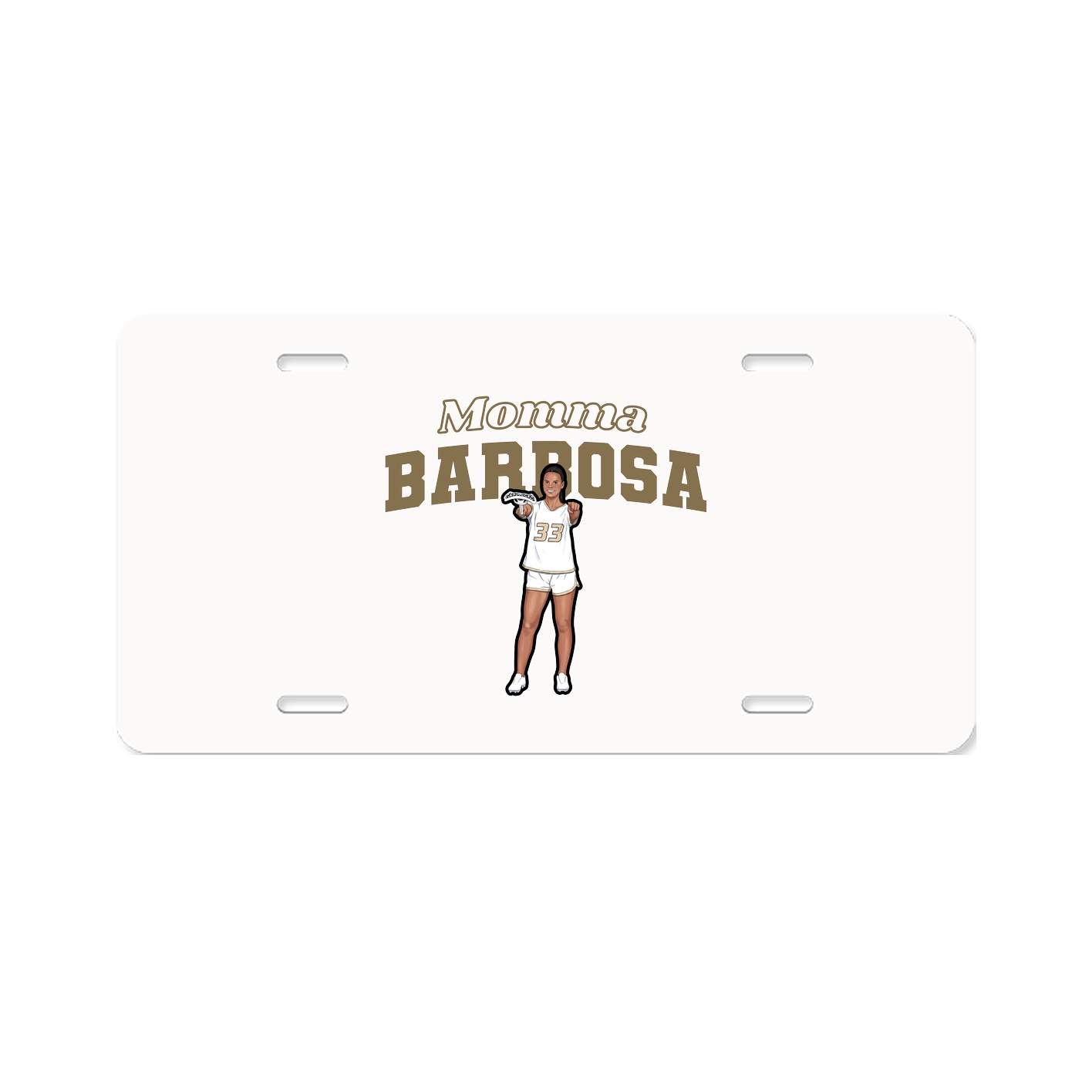 License Plate — Mothers Day Block in Classic