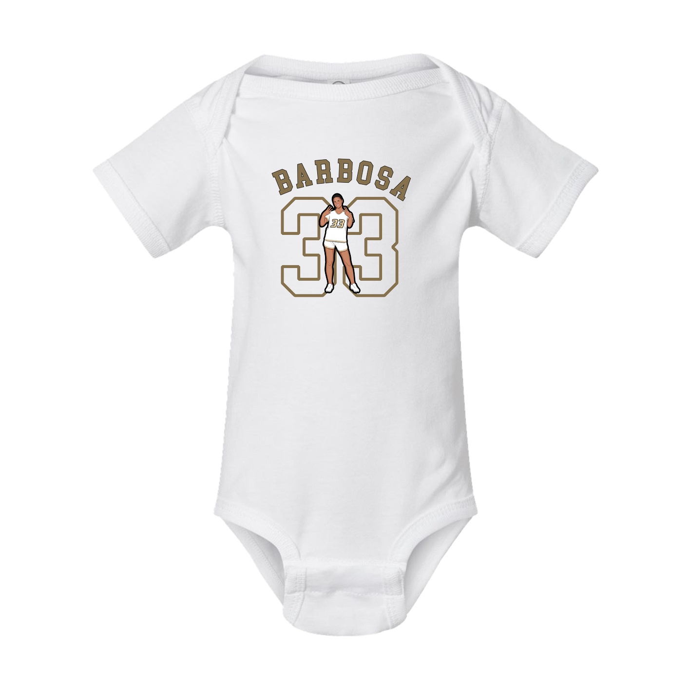 Baby Onesie — Shirsey Arch in White