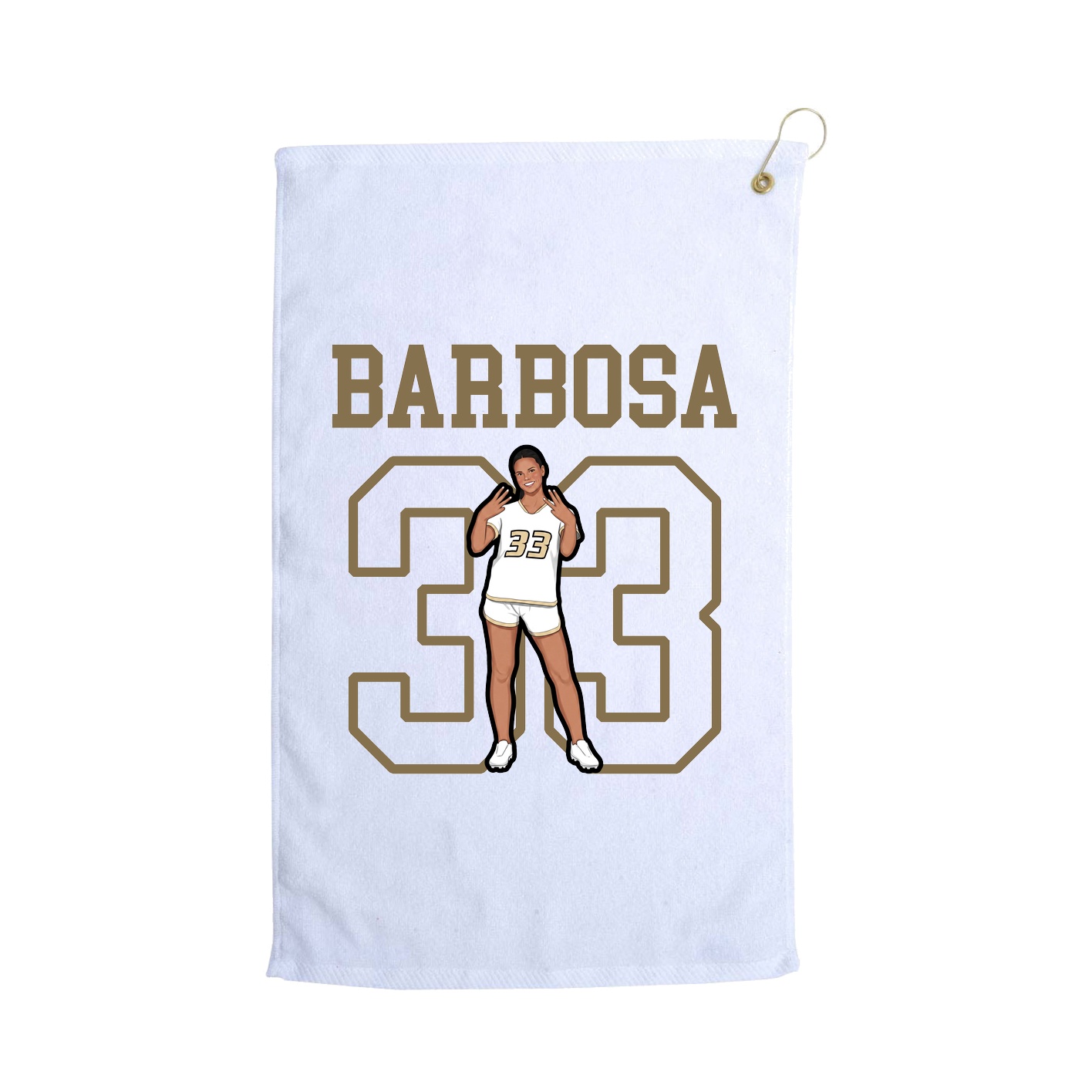 Golf Towel — Shirsey in White