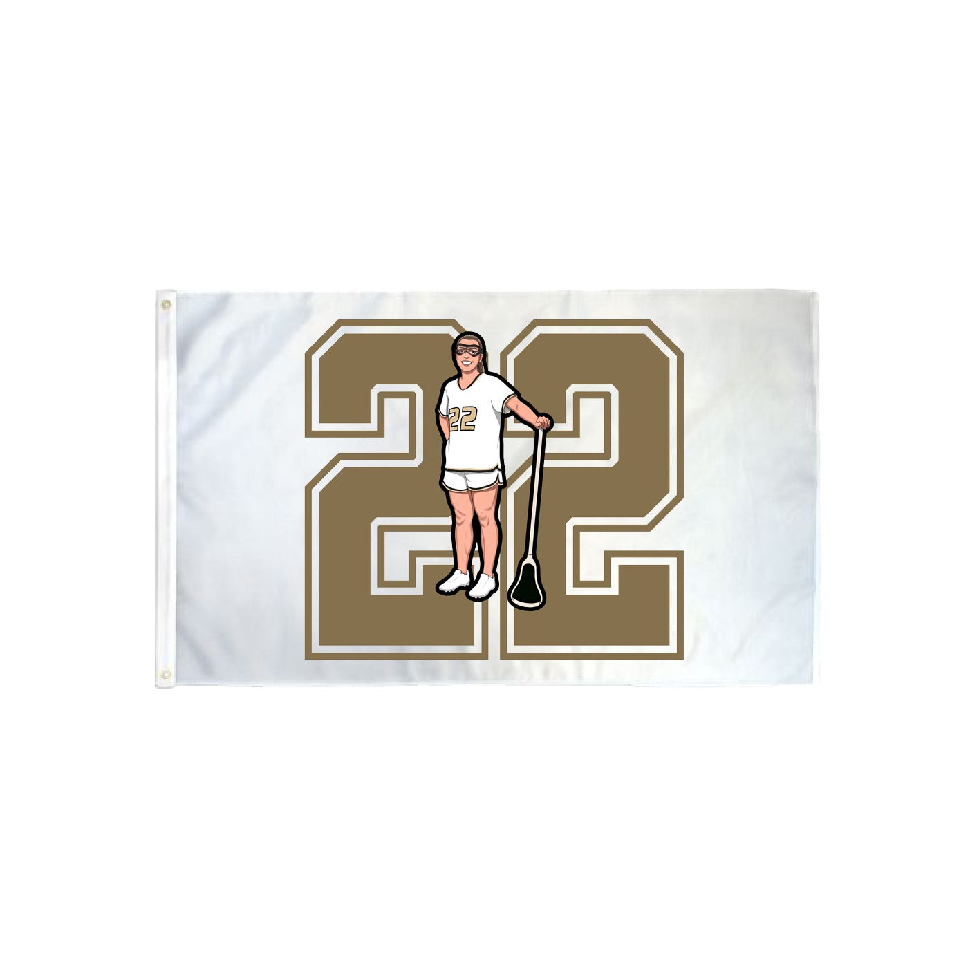 3x5 Flag — Number in Classic