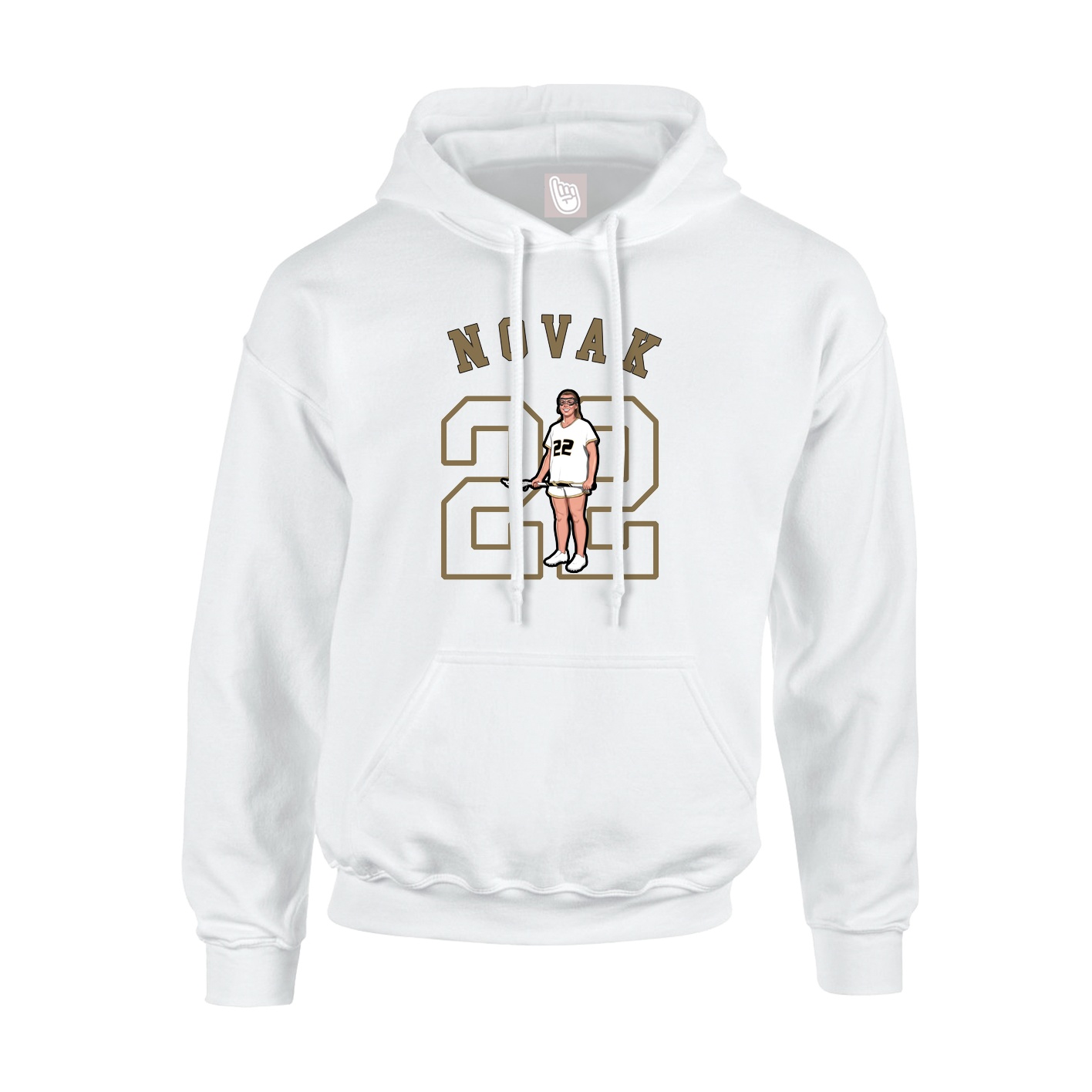 Hoodie — Shirsey Arch in White