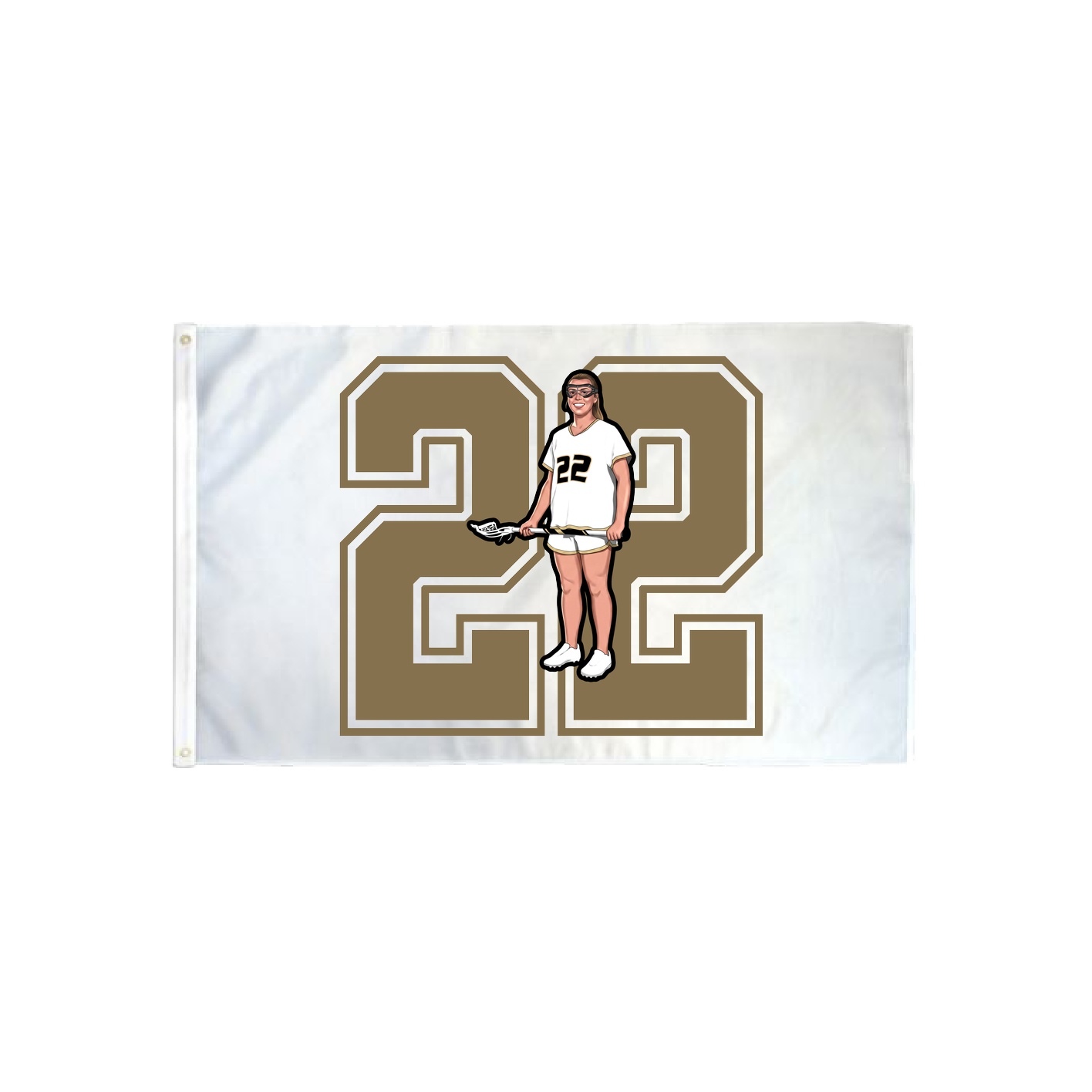 3x5 Flag — Number in Classic