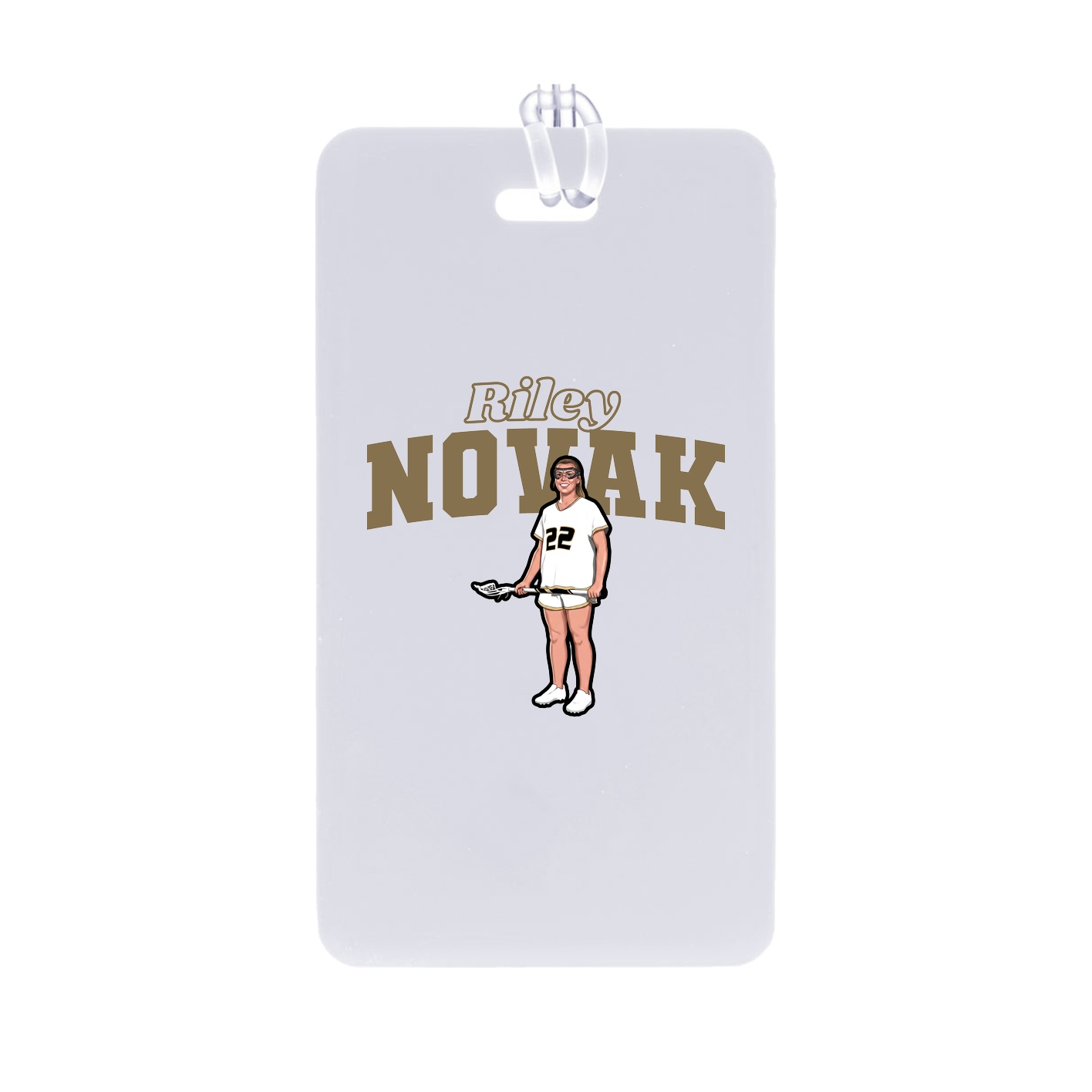 Bag Tag — Name Arch in Classic