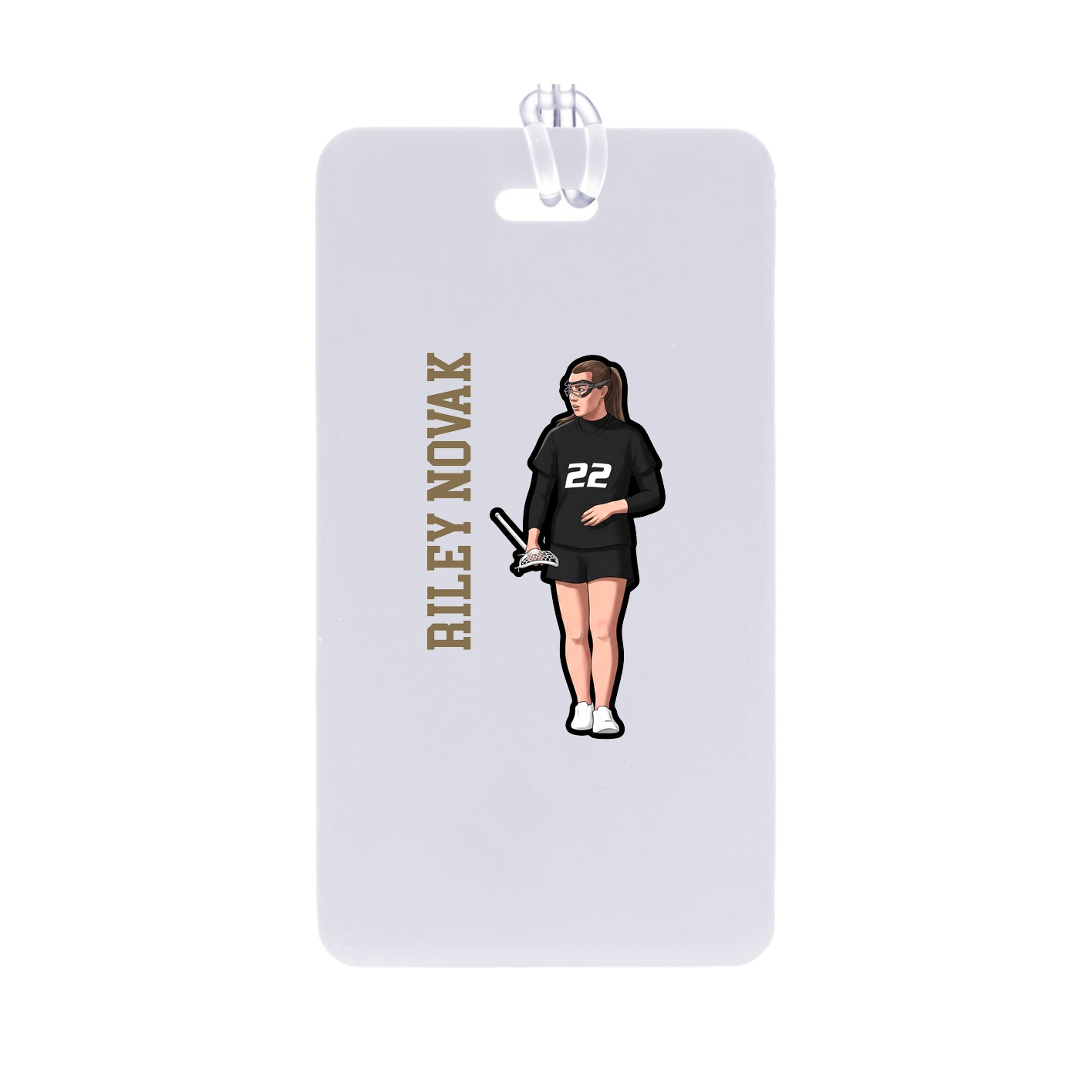 Bag Tag — Name Vertical in Classic