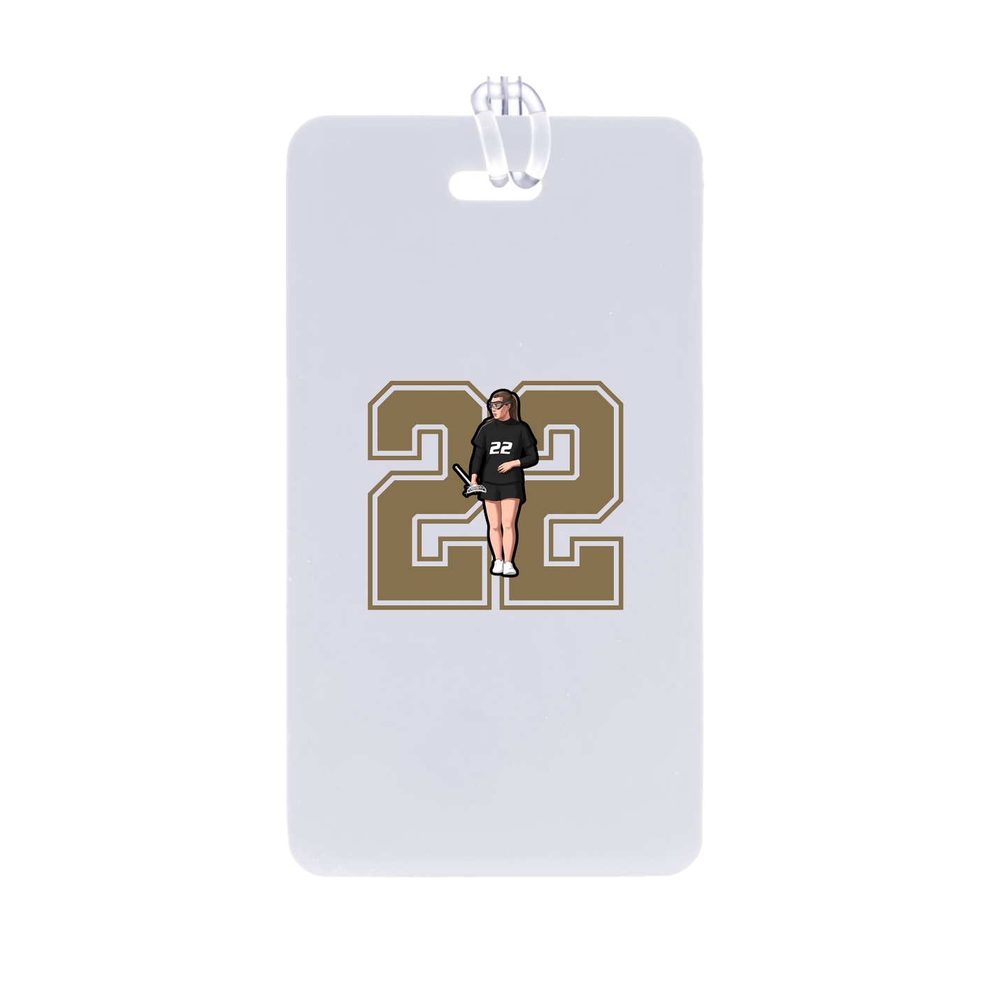 Bag Tag — Number in Classic