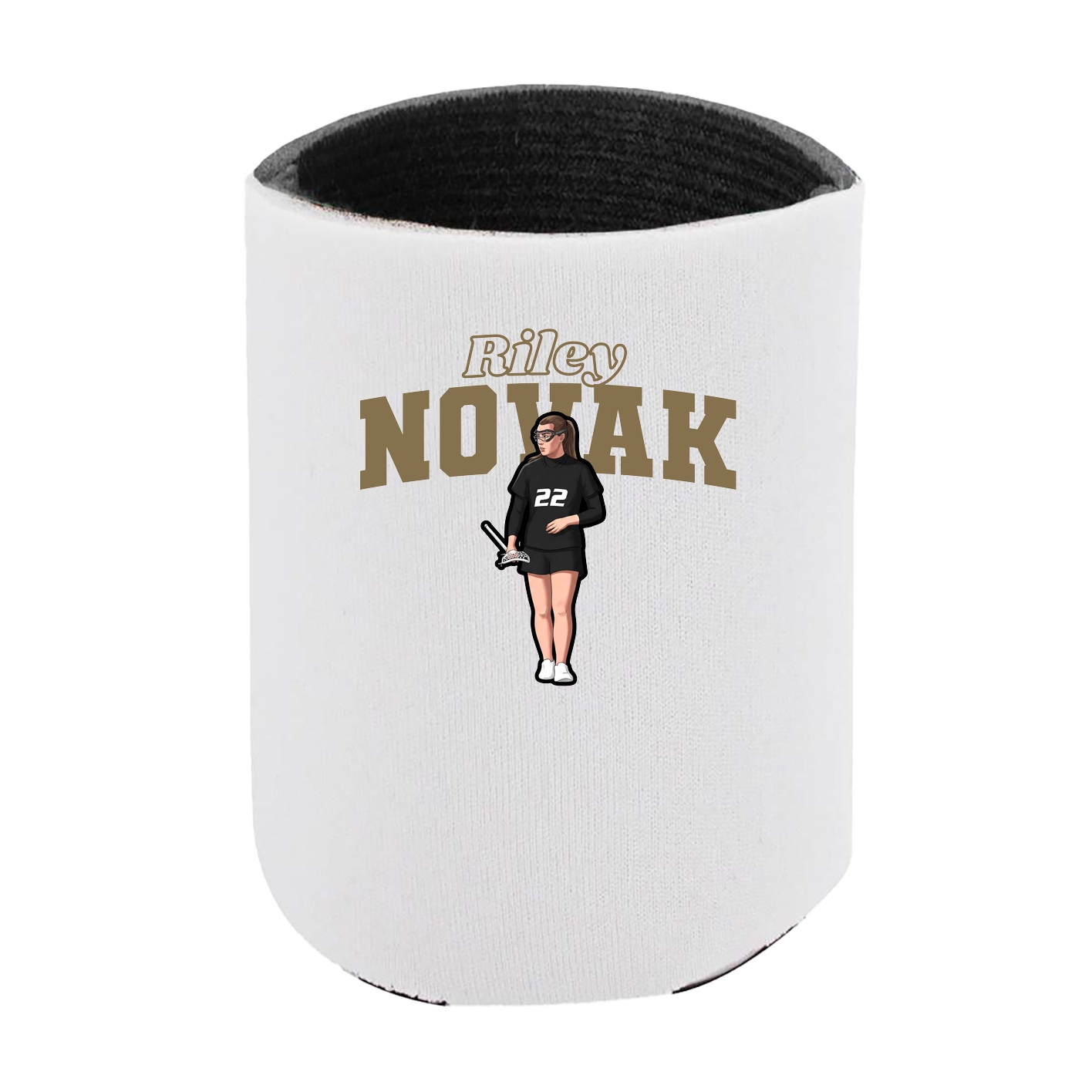 Can Holder — Name Arch in White