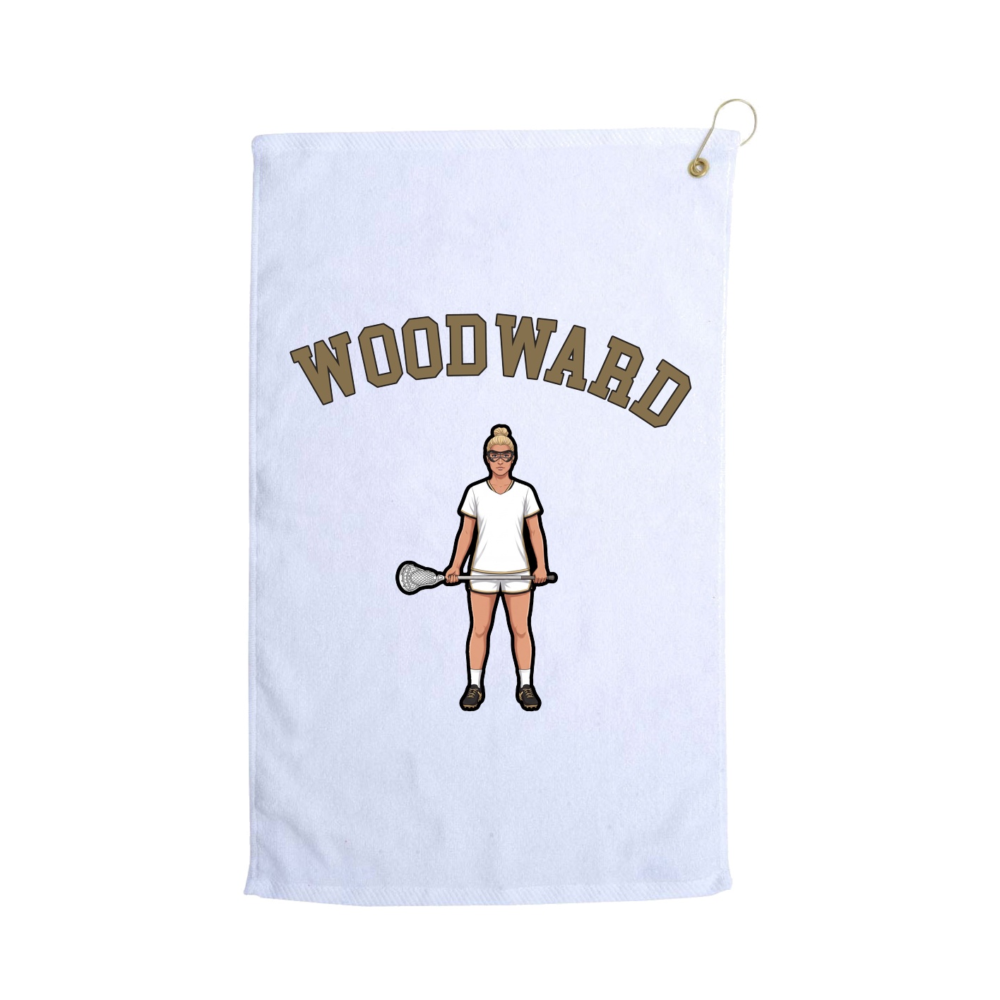 Golf Towel — Shirsey Arch in White