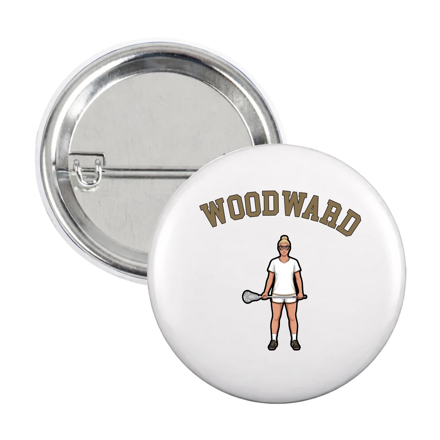 Game Day Button — Shirsey Arch in White