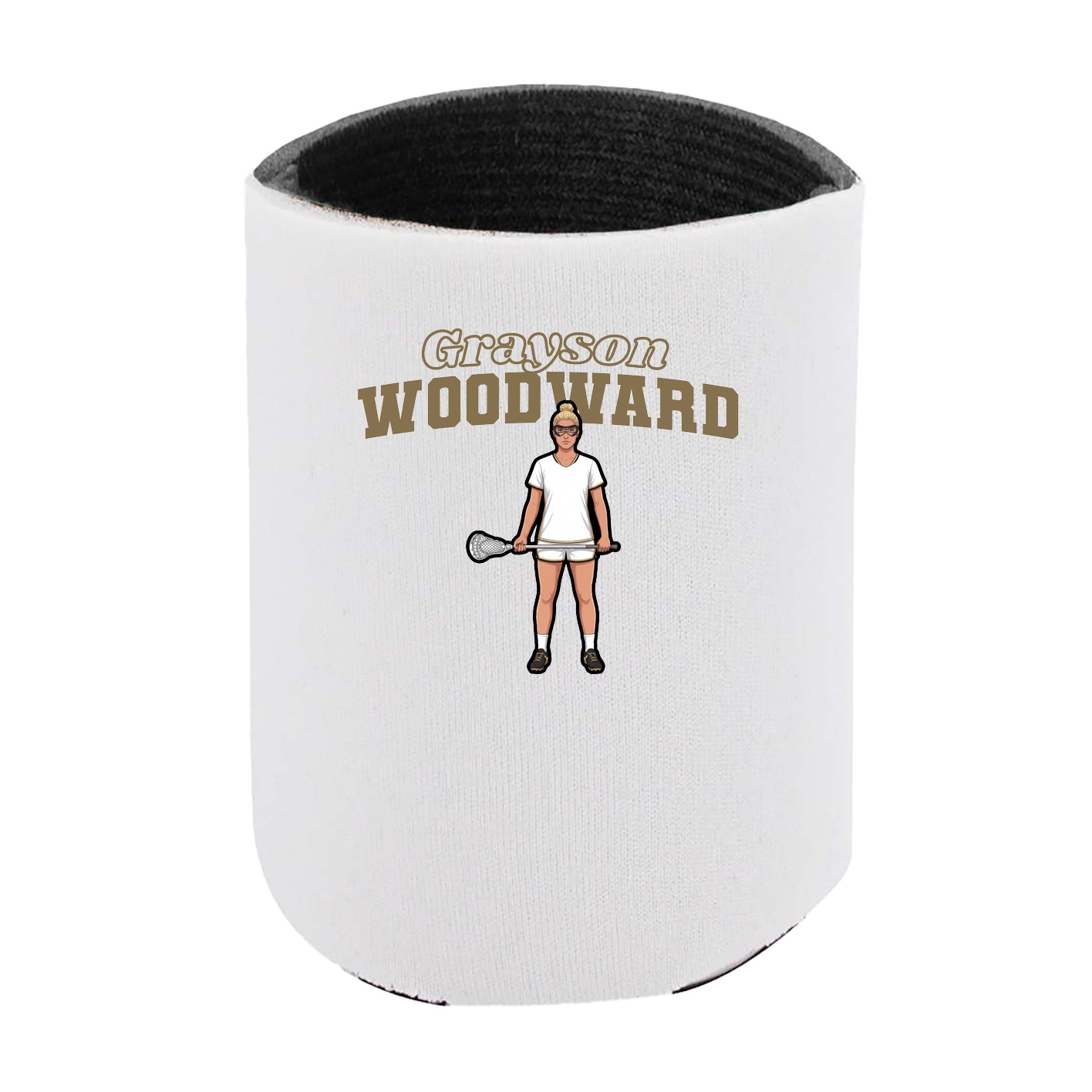 Can Holder — Name Arch in White