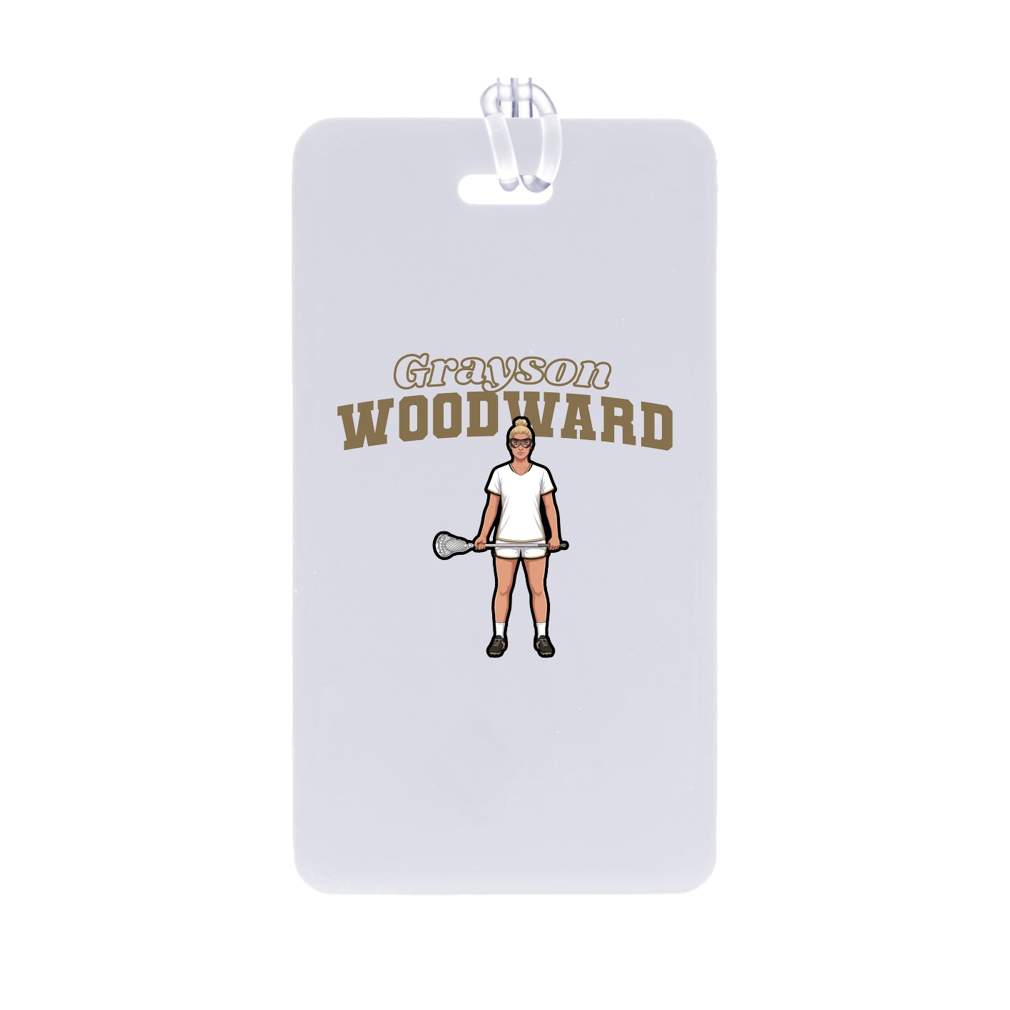 Bag Tag — Name Arch in Classic