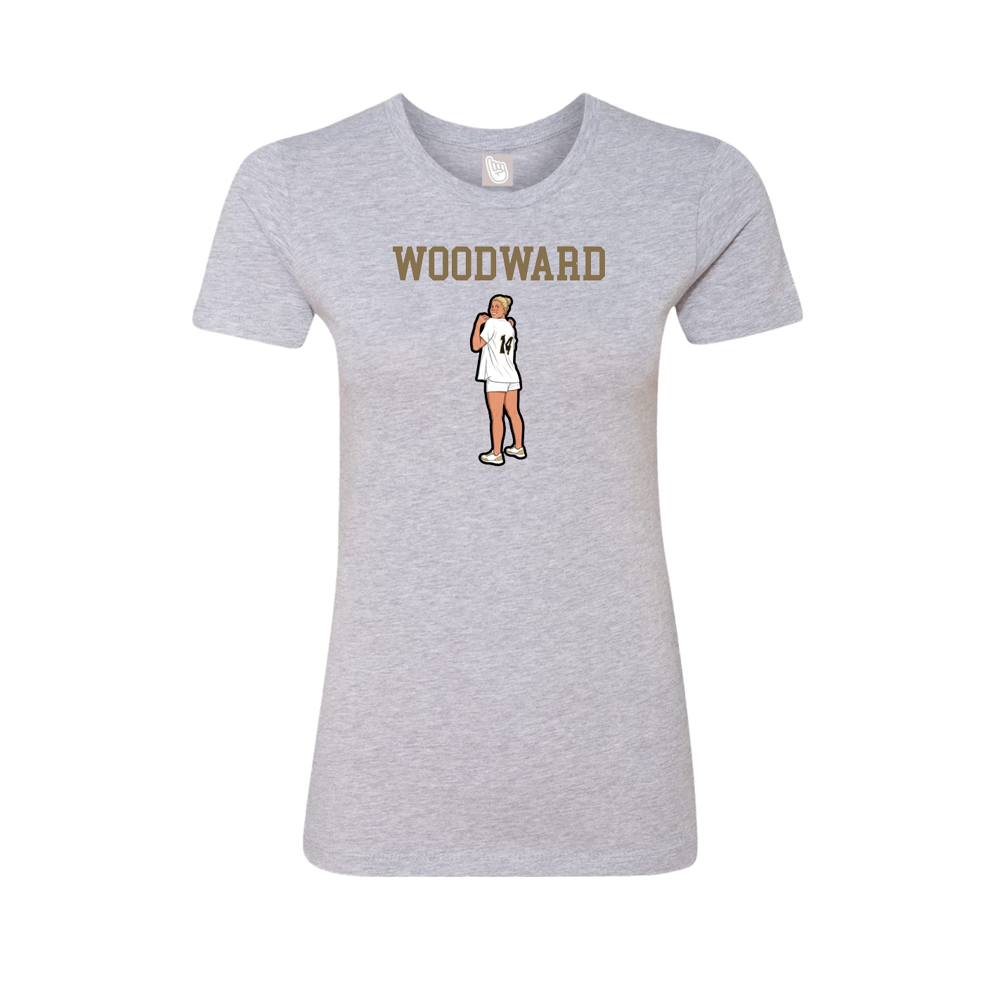 Fitted Women's Tee — Shirsey in Grey