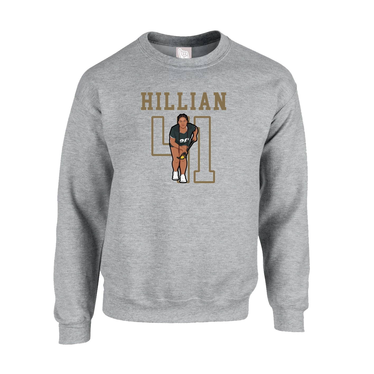 Fleece Crew — Shirsey in Grey
