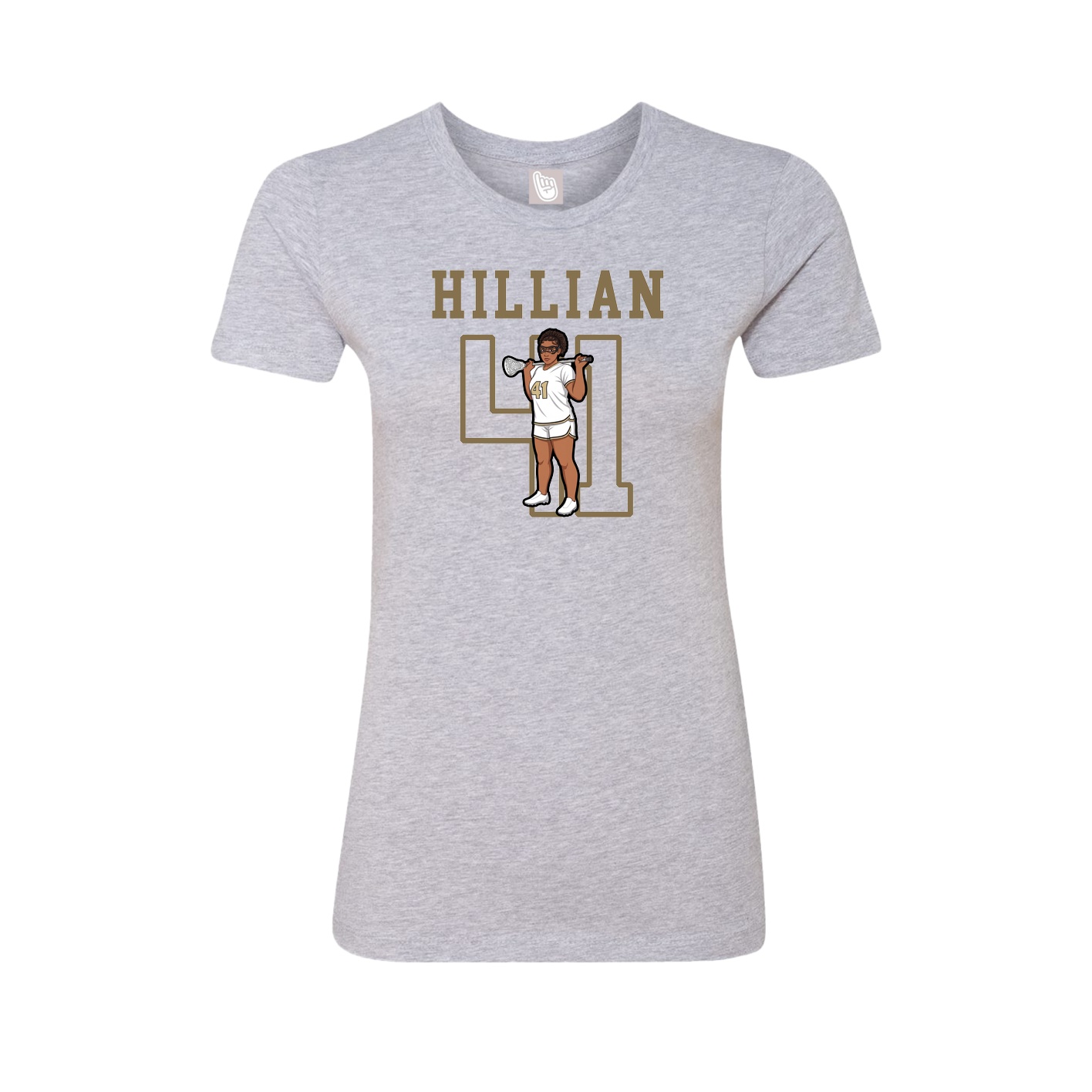 Fitted Women's Tee — Shirsey in Grey